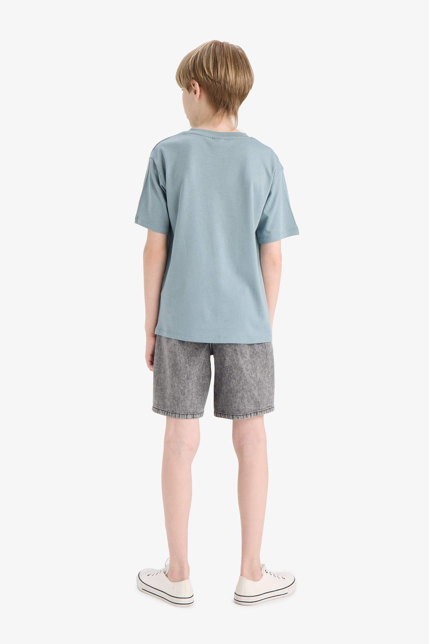 Boy Crew Neck Printed Short Sleeve T-Shirt