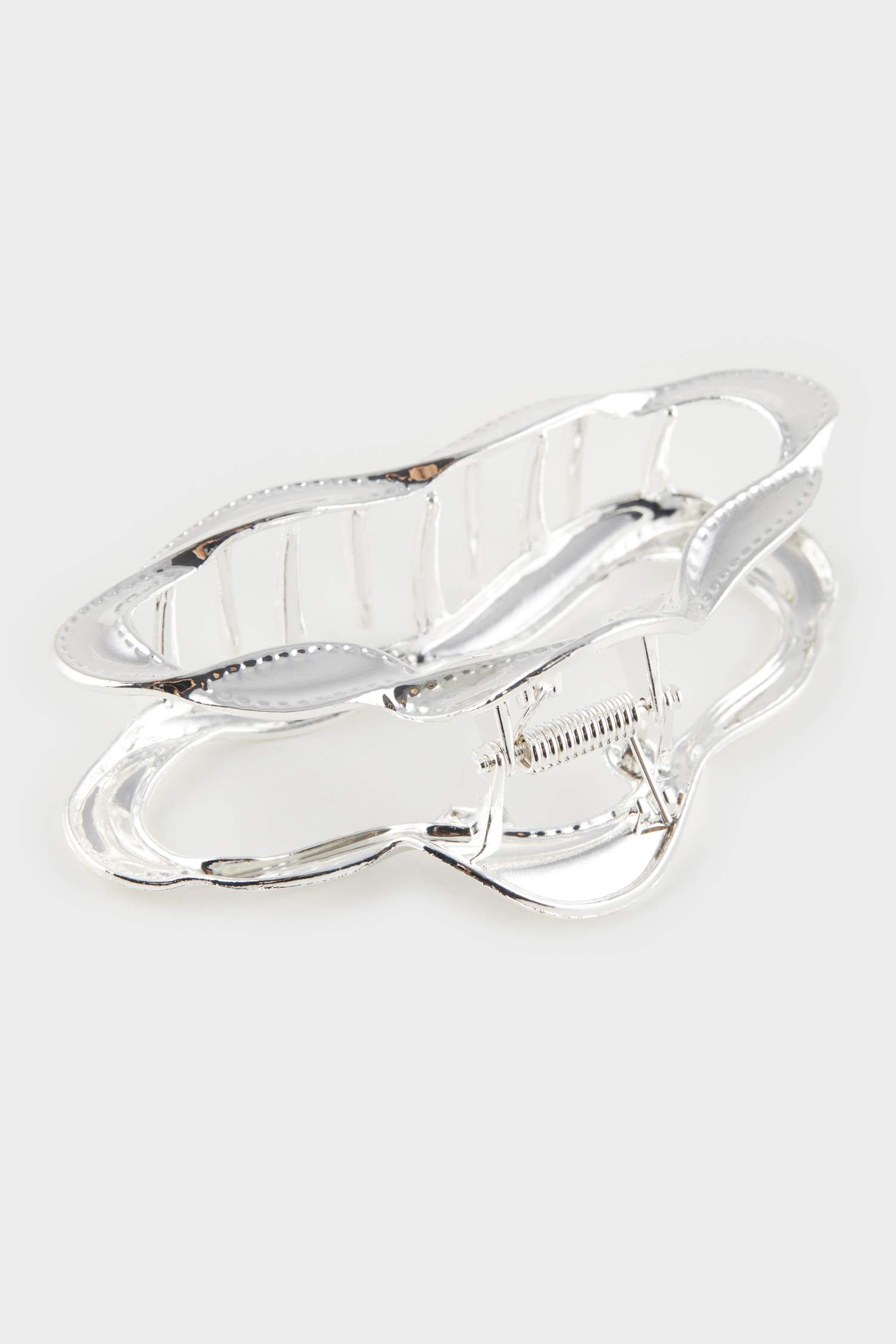 Kadın Silver Mandal Toka