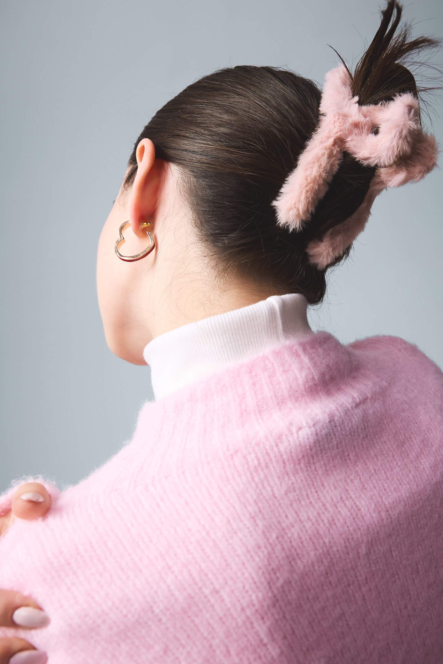 مشبك شعر نسائي فرو - قطعتين