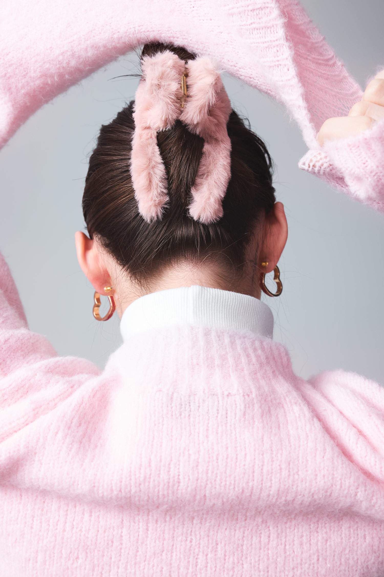 مشبك شعر نسائي فرو - قطعتين