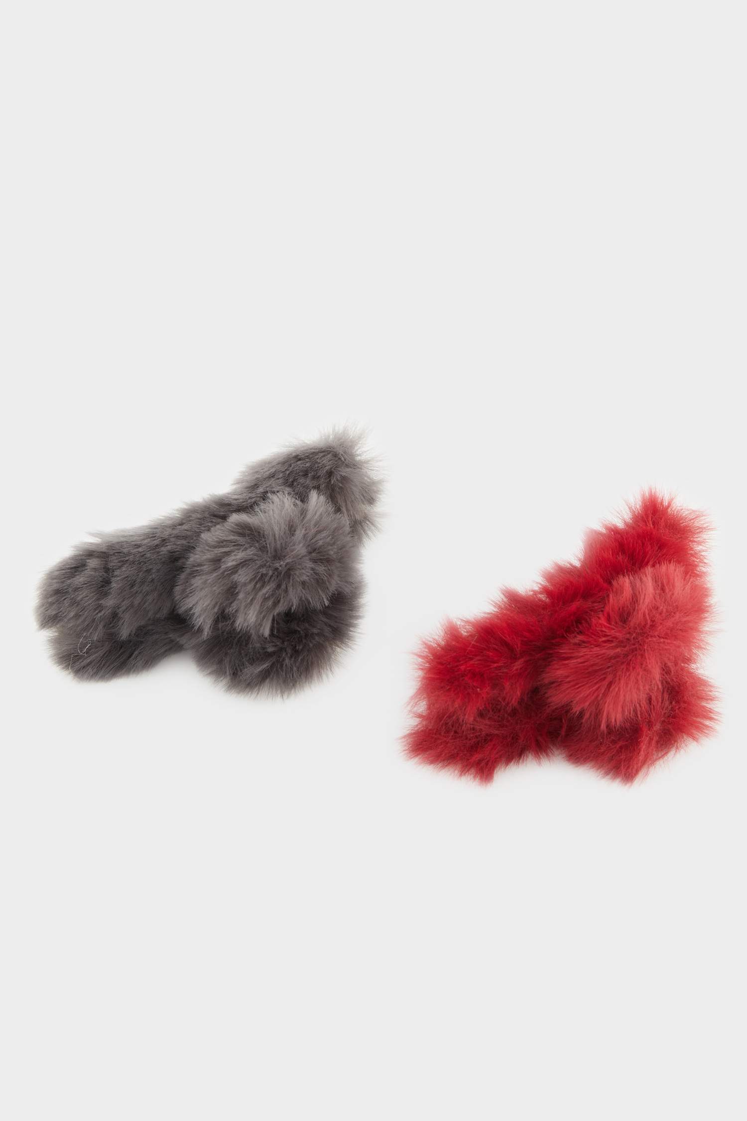 Kadın Pelüş 2'li Mandal Toka