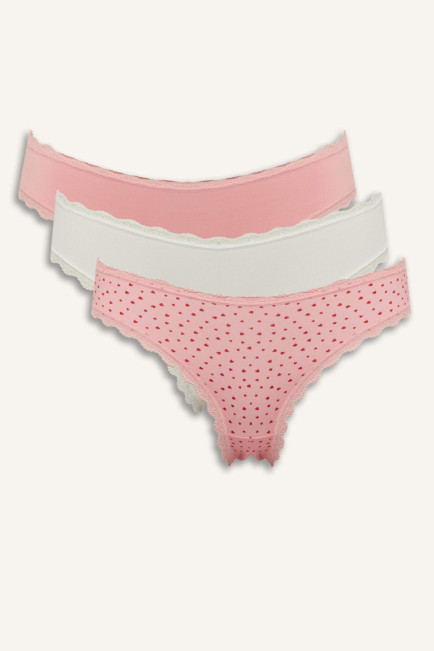 3'lü Brazilian Külot Fall in Love