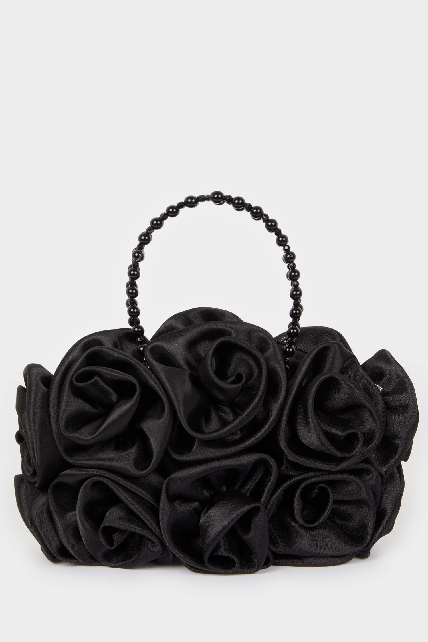 DCEY x DeFacto Kadın Saten Güllü Baget Çanta