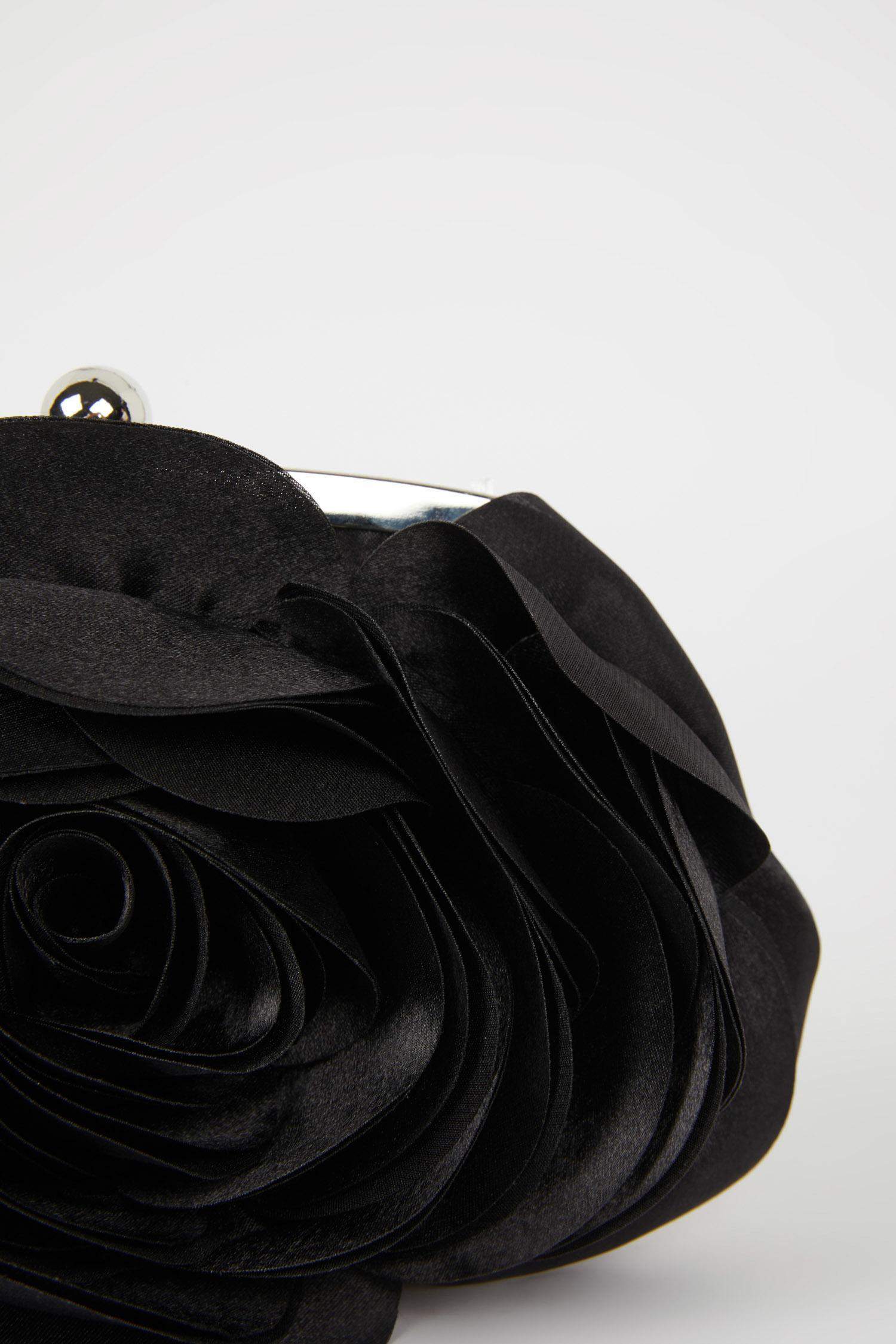 DCEY x DeFacto Kadın Saten Güllü El Çantası