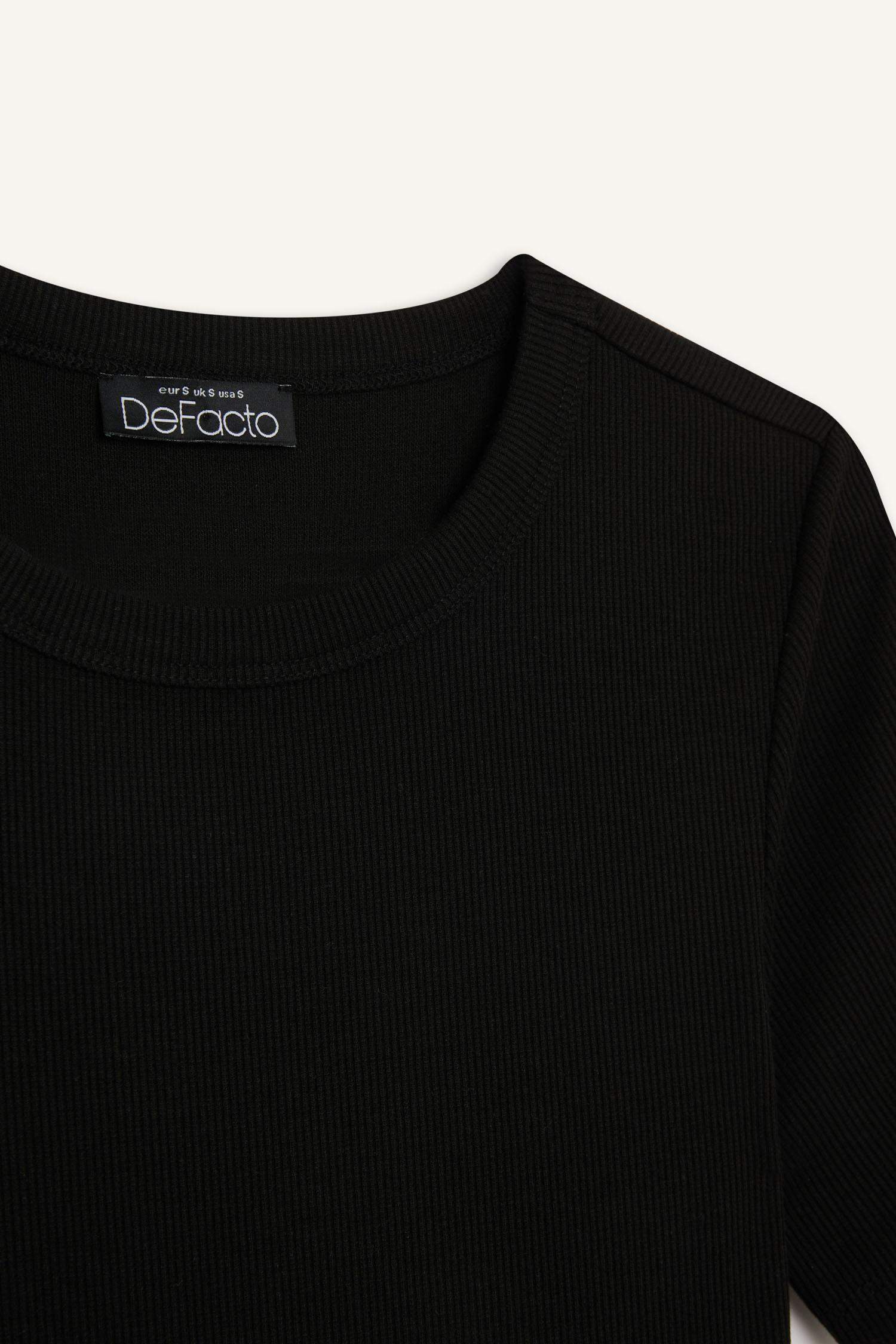 T-shirt Slim Casual à col rond à manches courtes