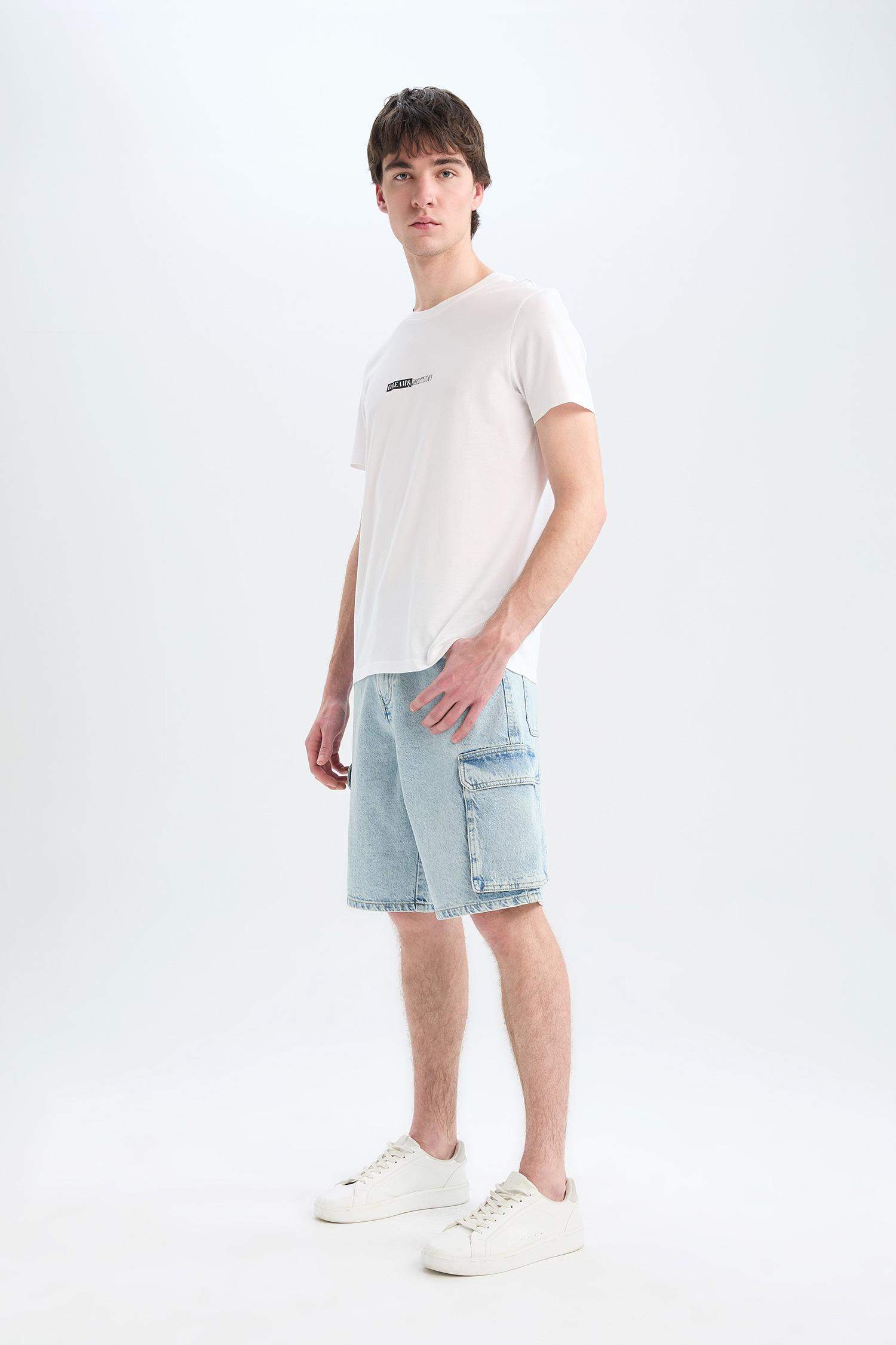 КАРГО fit джинсовые бермуды