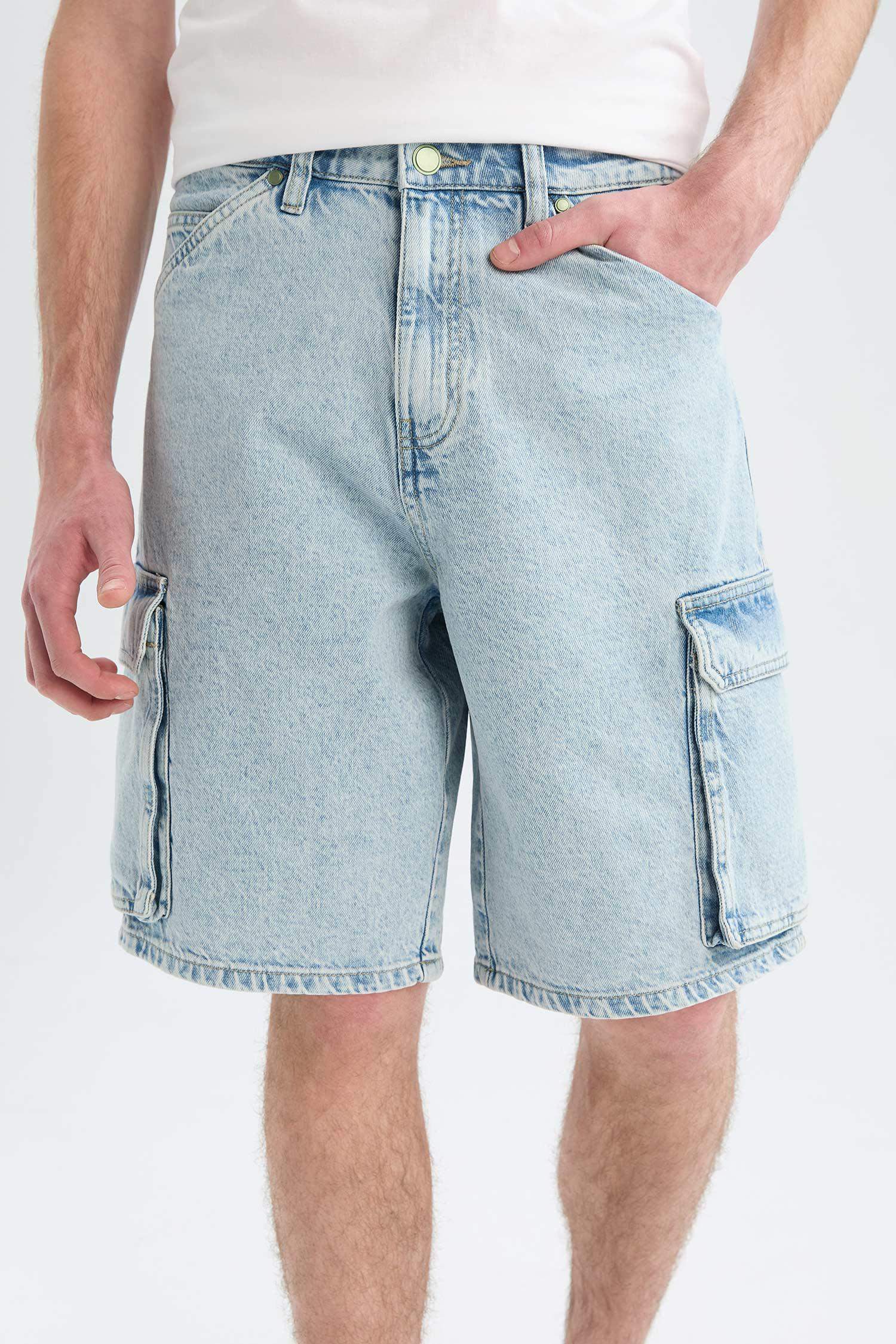 КАРГО fit джинсовые бермуды