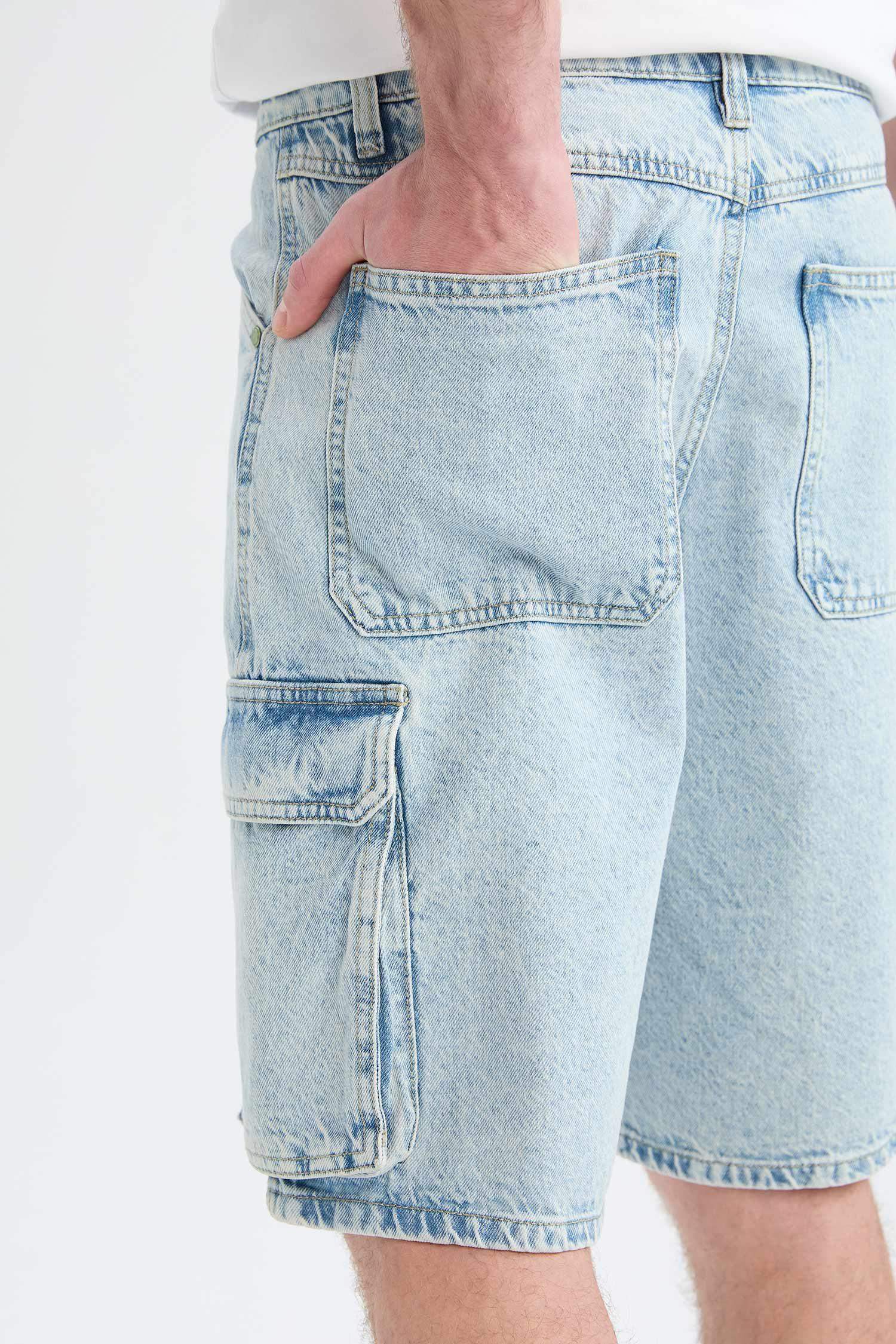 КАРГО fit джинсовые бермуды