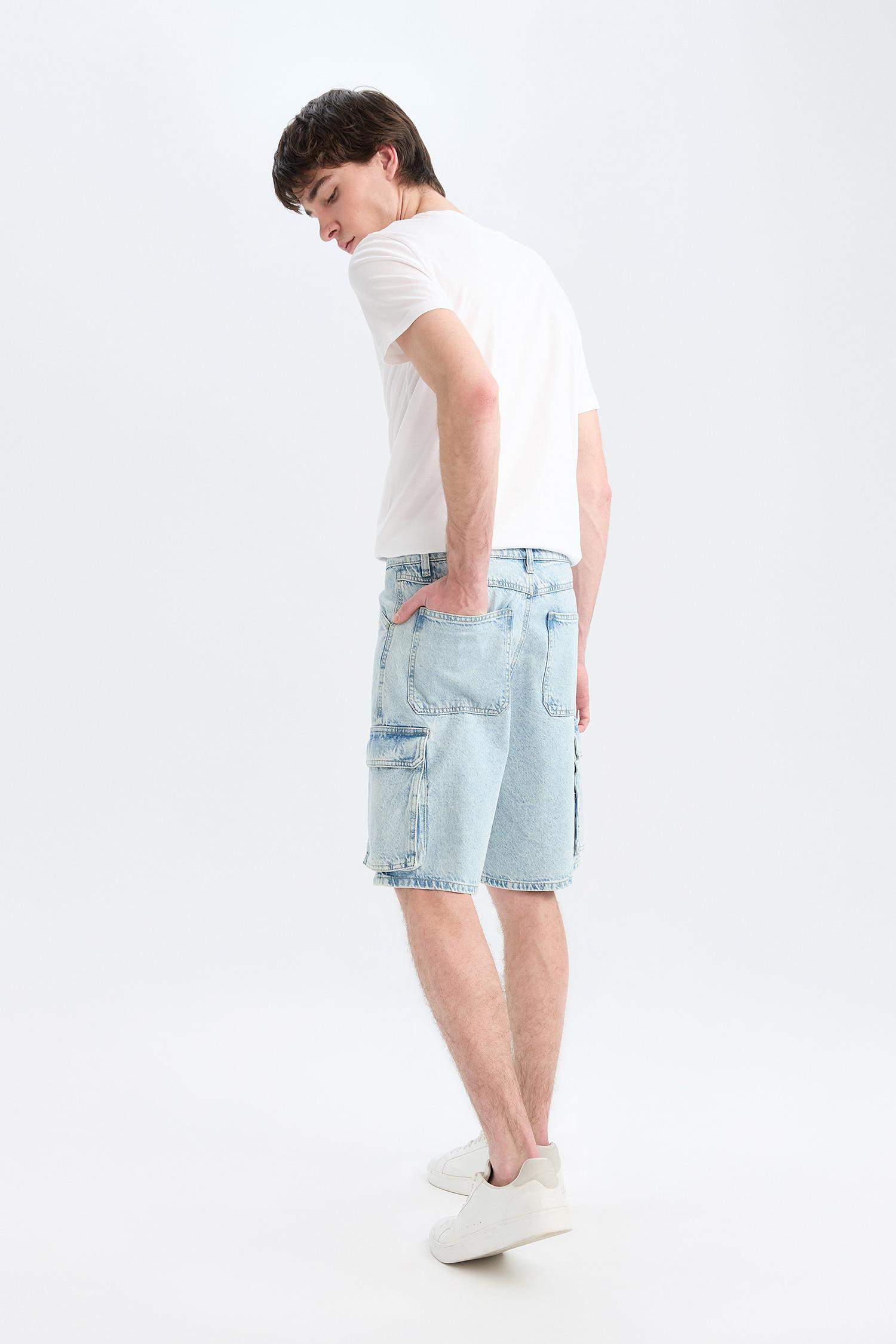 КАРГО fit джинсовые бермуды