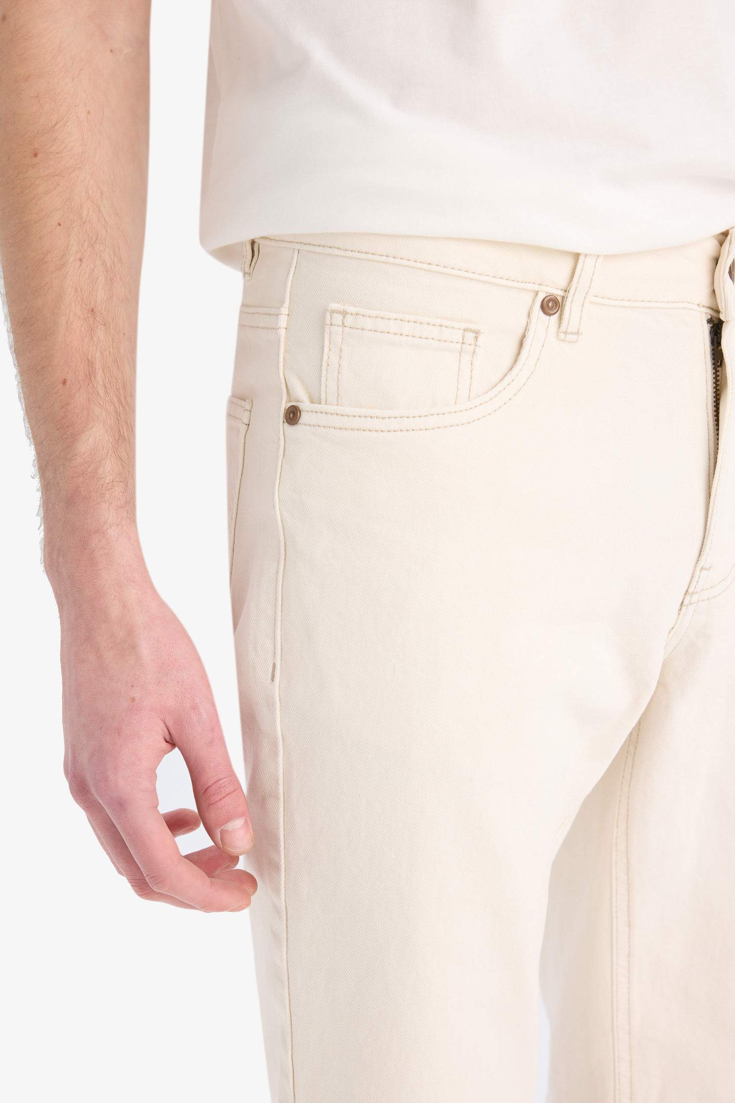 Slim Fit Denim Bermuda Shorts