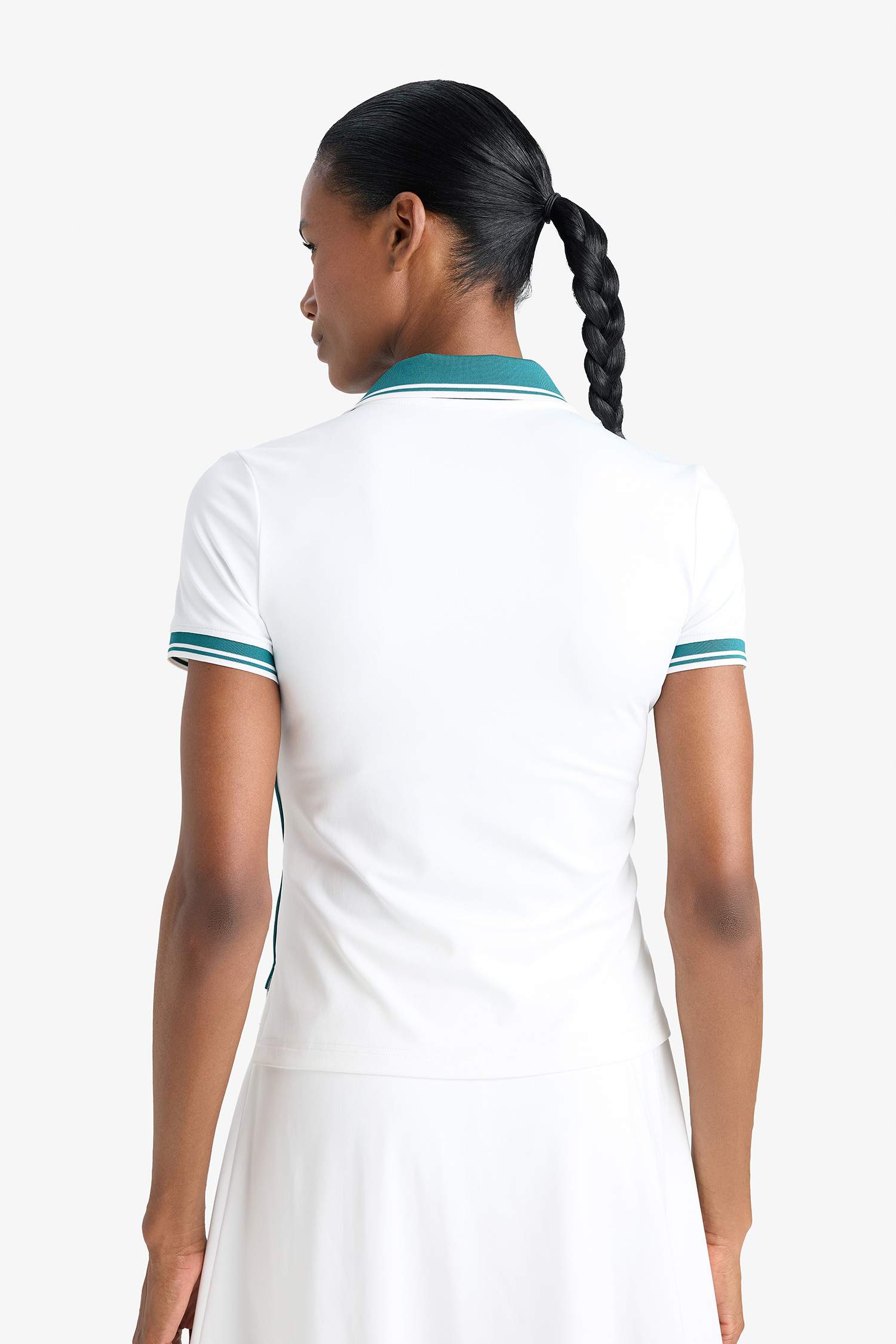 DeFactoFit спортивная стандартного кроя футболка-поло с коротким рукавом и с логотипом