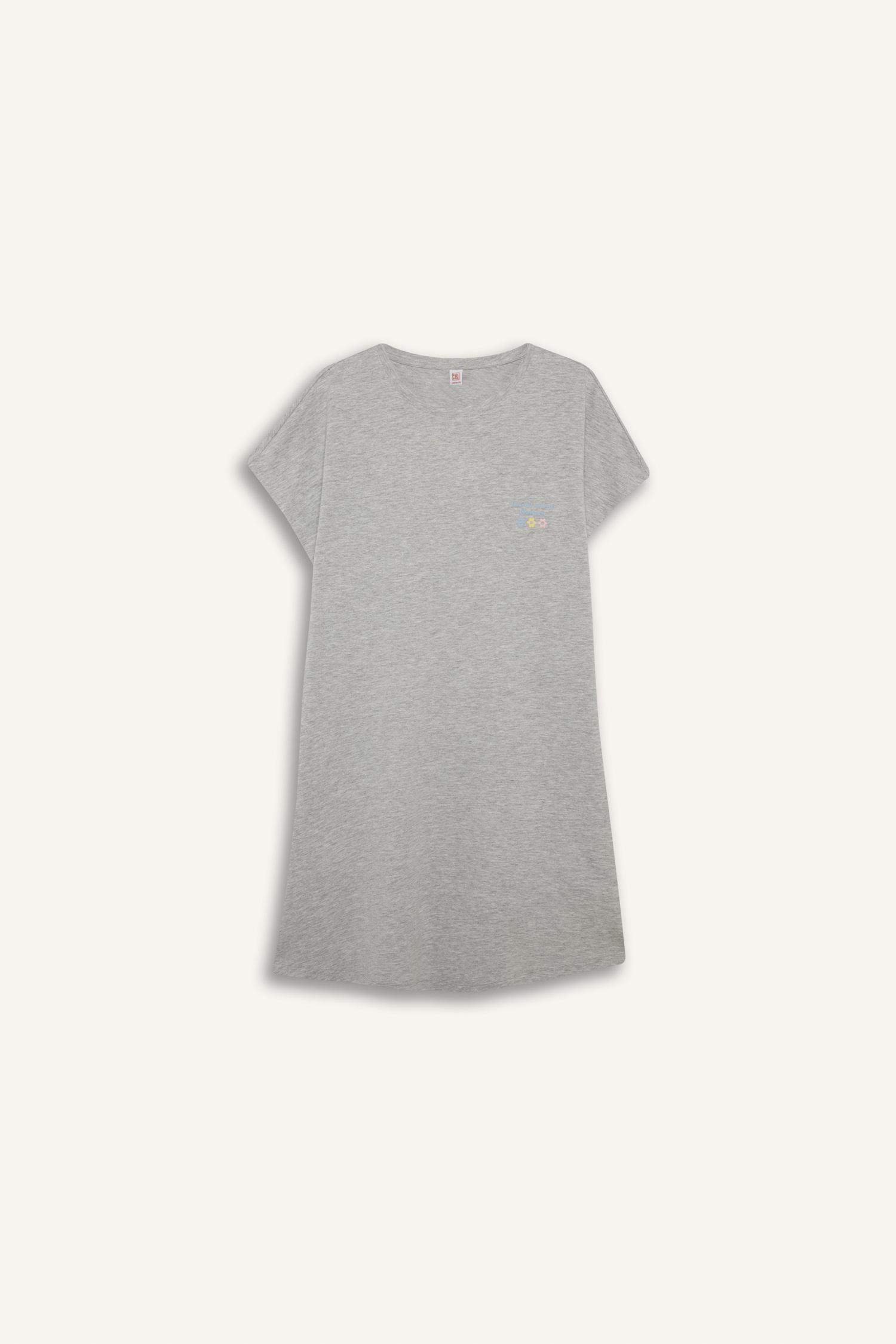 Regular Fit Crew Neck Knitted Dress