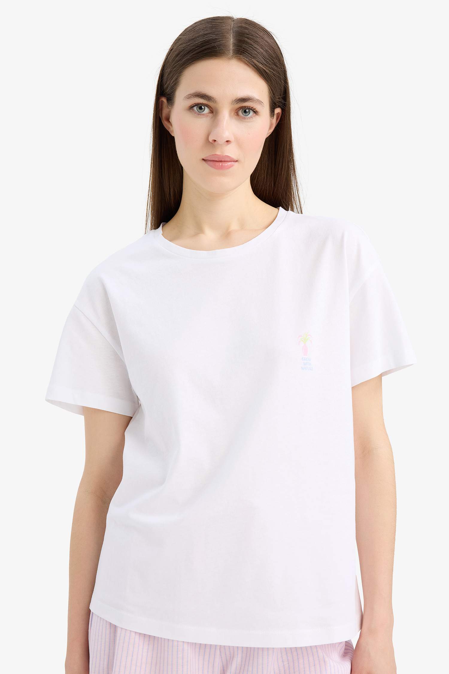 Fall in Love Regular Fit Short Sleeve 2 Piece Set