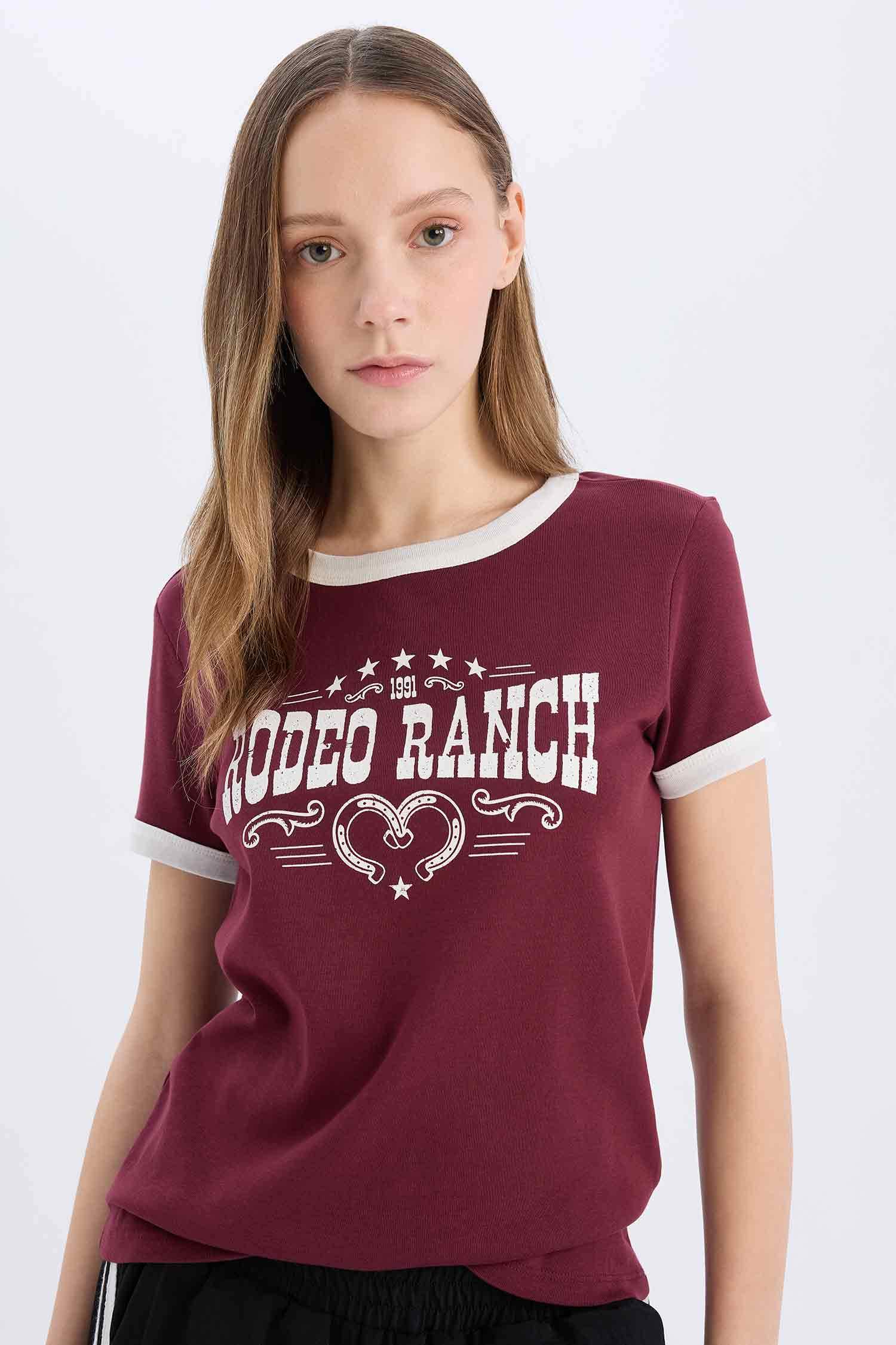 Regular Fit Ribana Short Sleeve T-Shirt