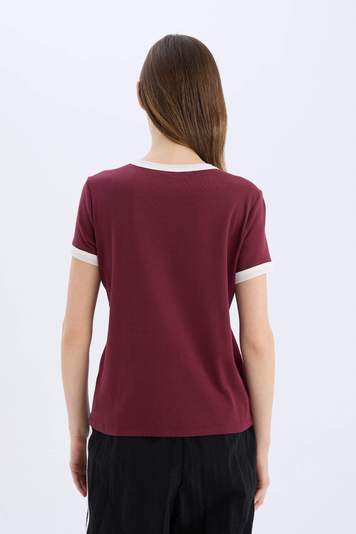 Regular Fit Ribana Short Sleeve T-Shirt