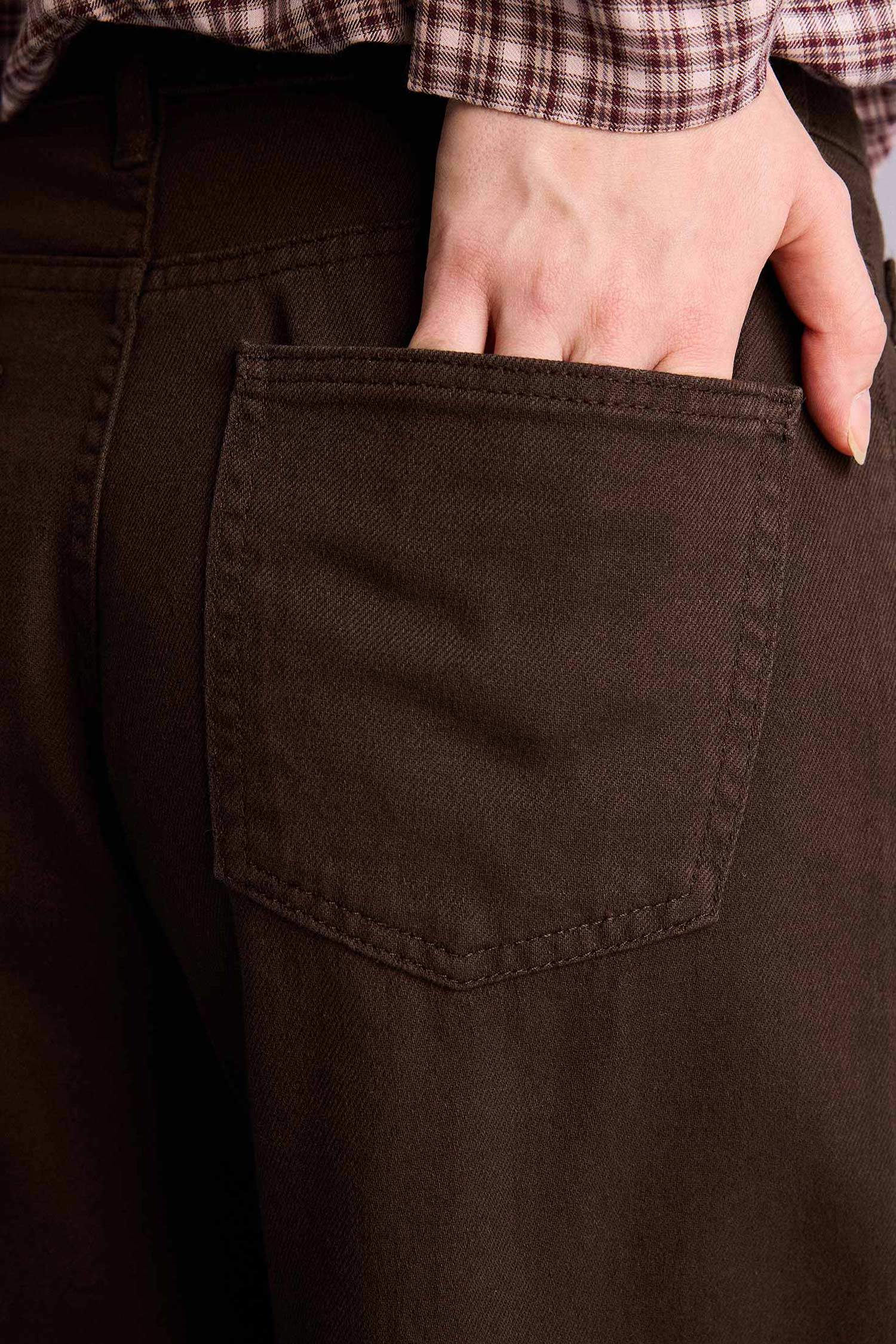 кең аяқ габардин Шалбар