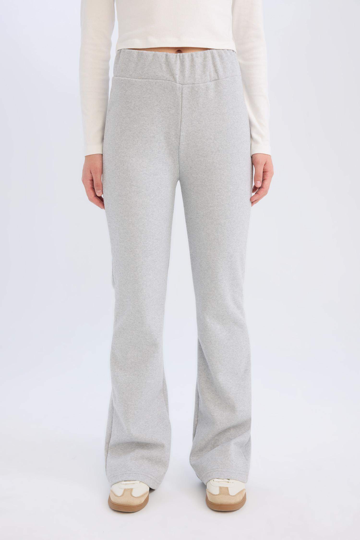 Wide Leg Geniş Paça Beli Lastikli Uzun Boy Pantolon