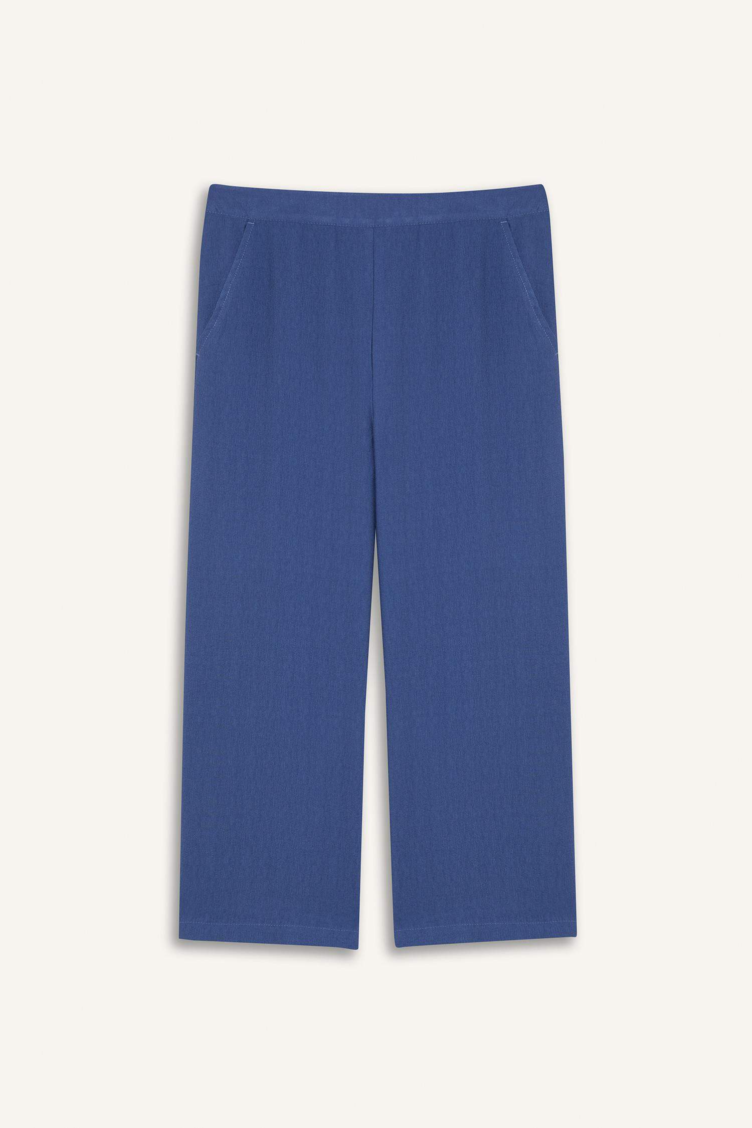 Beli Lastikli Basic Düz Cepli Kapri