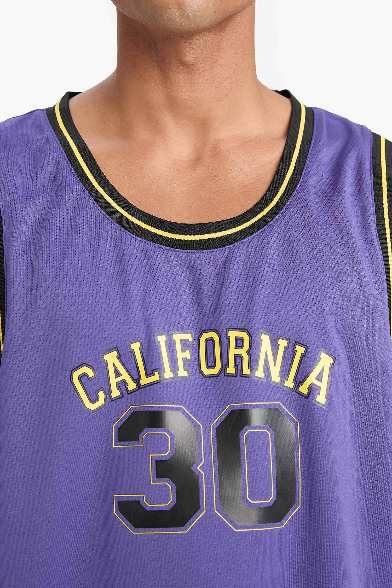 DeFactoFit Fast Drying Standard Fit Printed Sports Tank Top