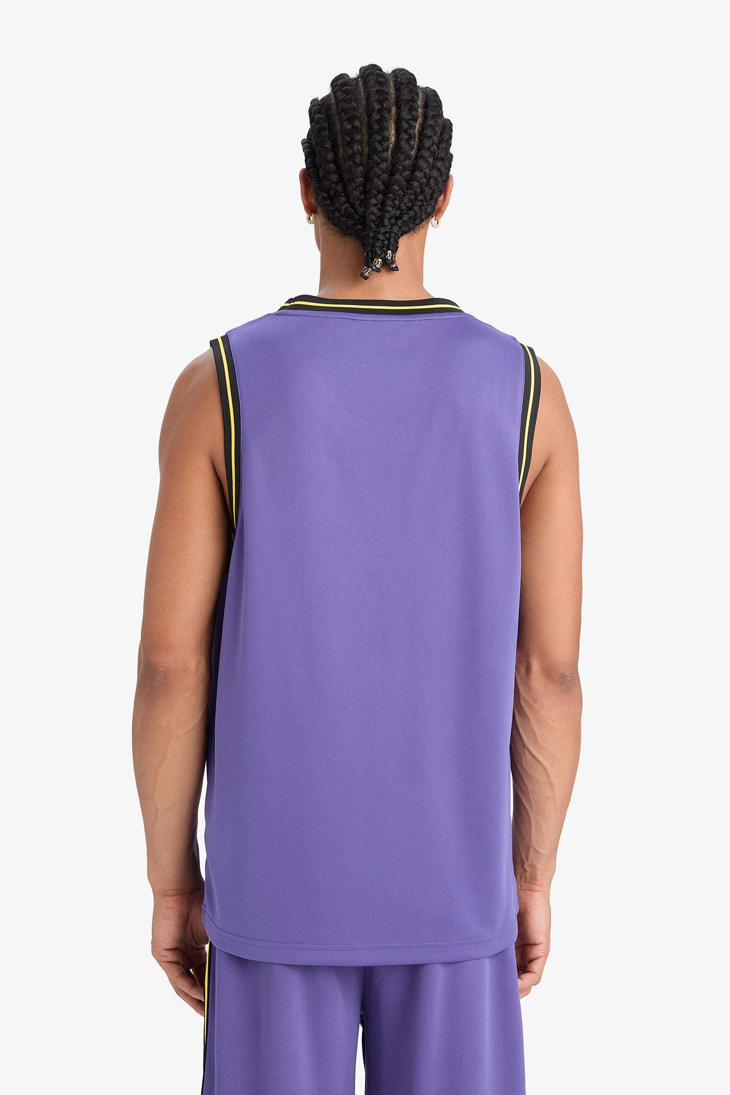 DeFactoFit Fast Drying Standard Fit Printed Sports Tank Top