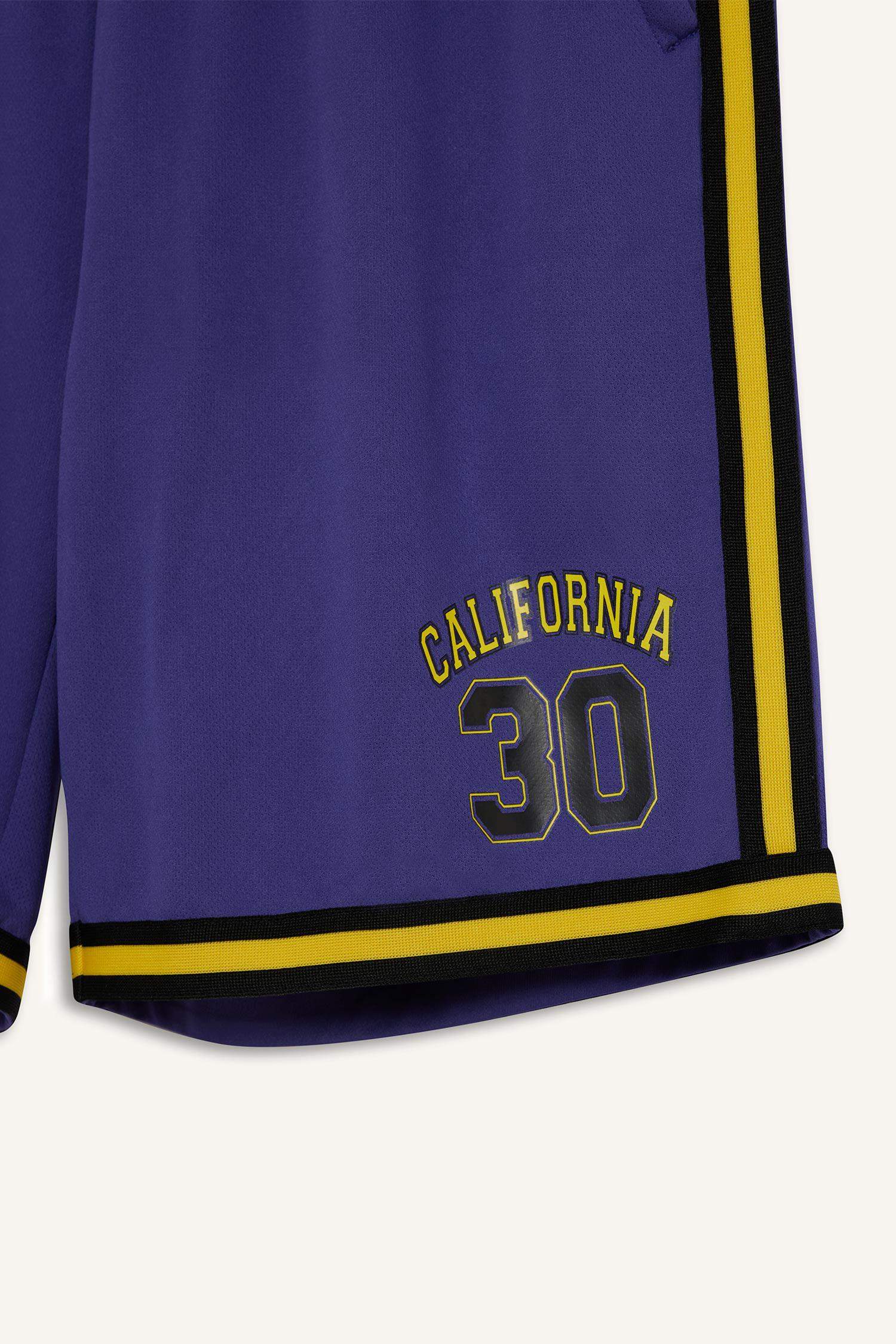 DeFactoFit Hızlı Kuruyan Standart Fit Sporcu Esnek Bantlı Paça Şort