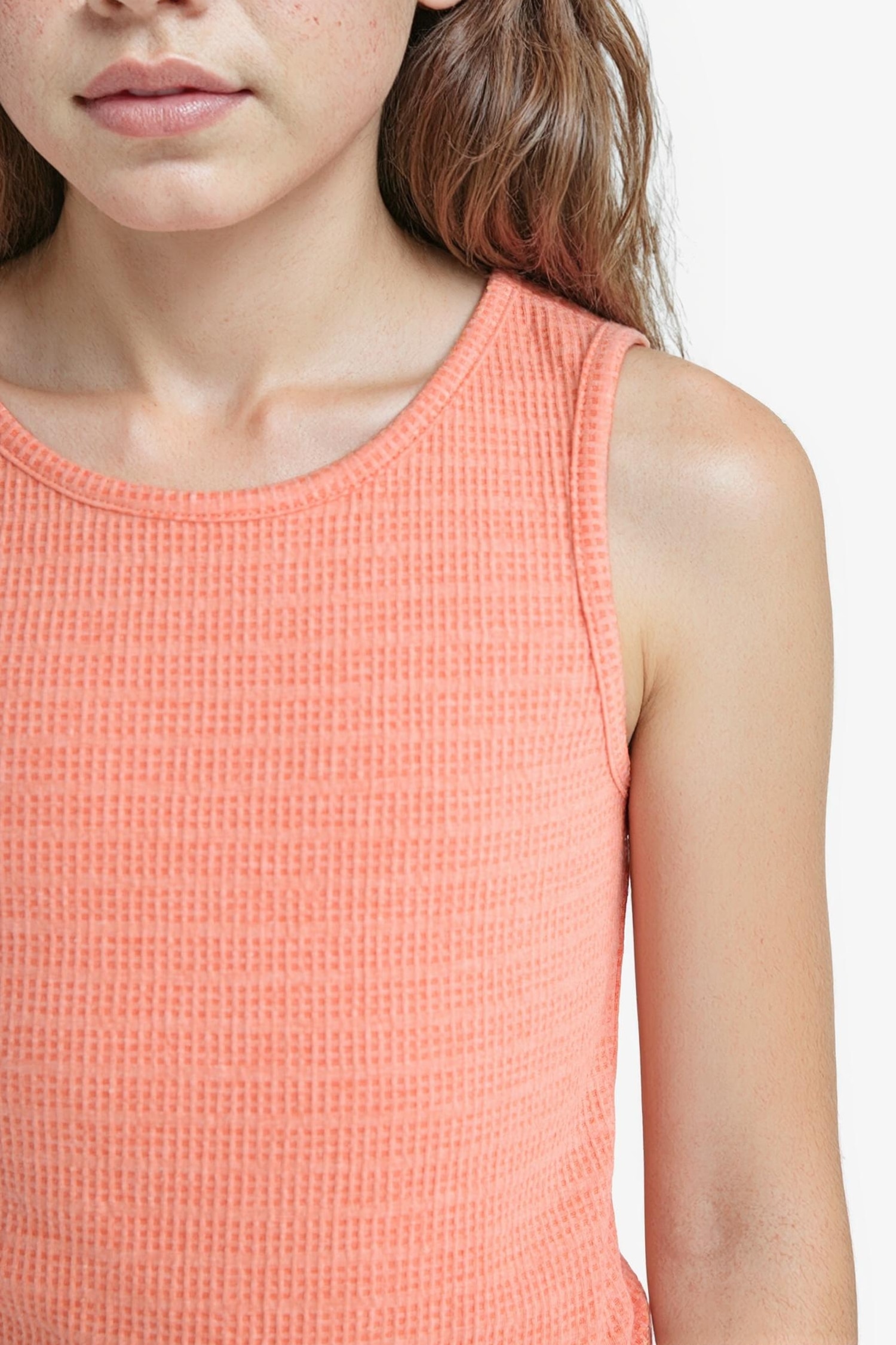 Girl Crew Neck Crop Top