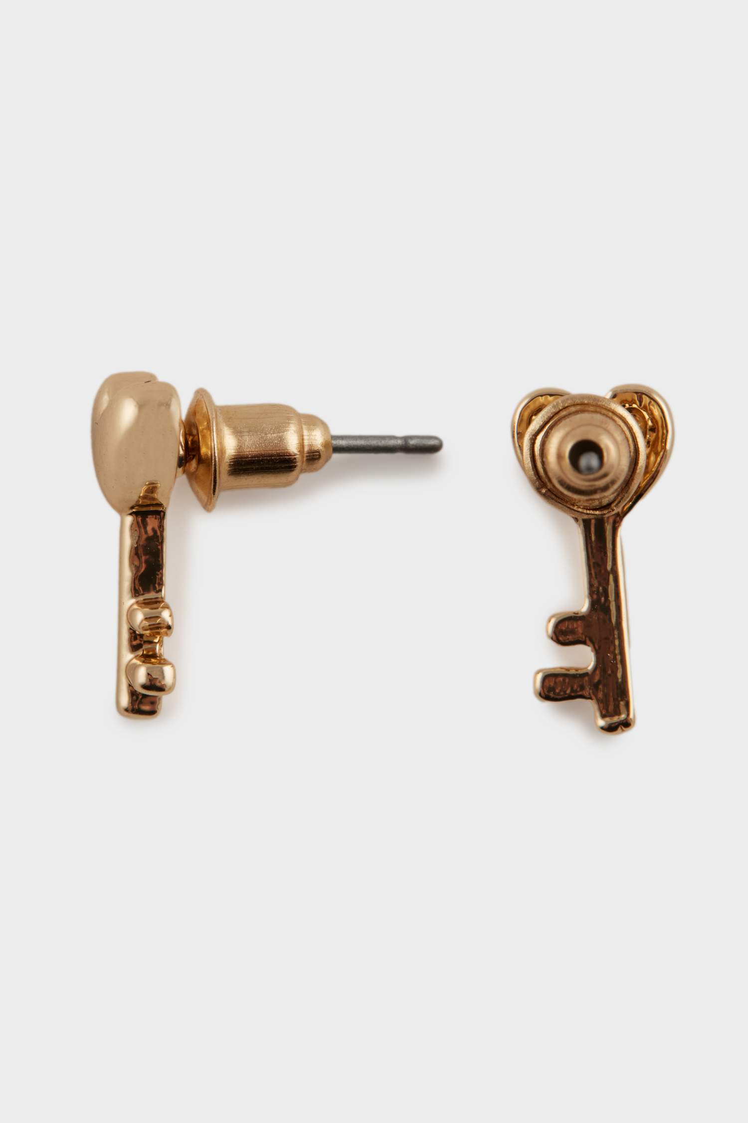 Woman 6 Piece Gold Earrings