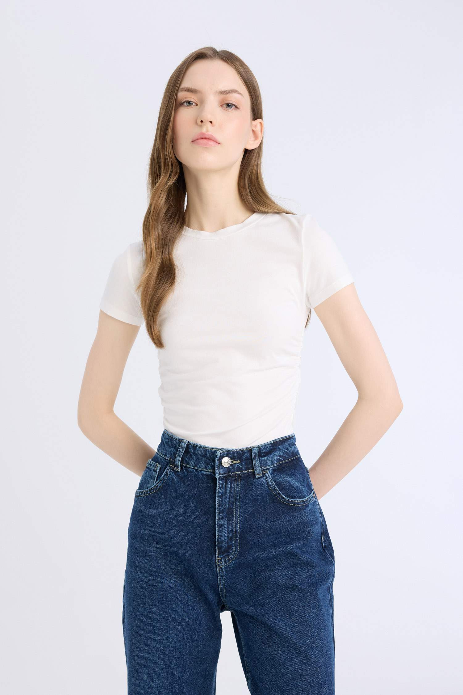 Slim Fit Crew Neck Short Sleeve T-Shirt