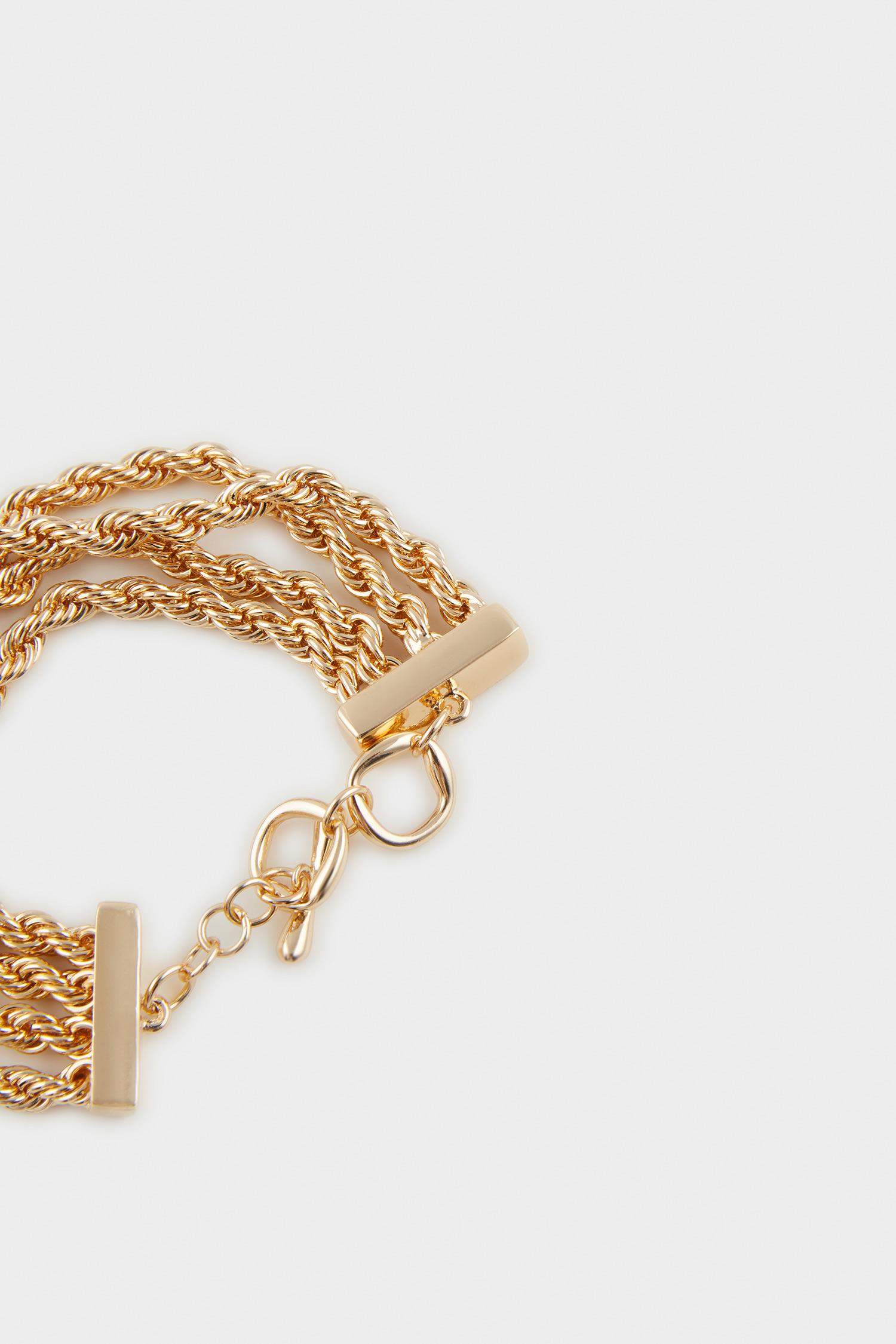 Kadın Kalın Gold Zincir Bileklik