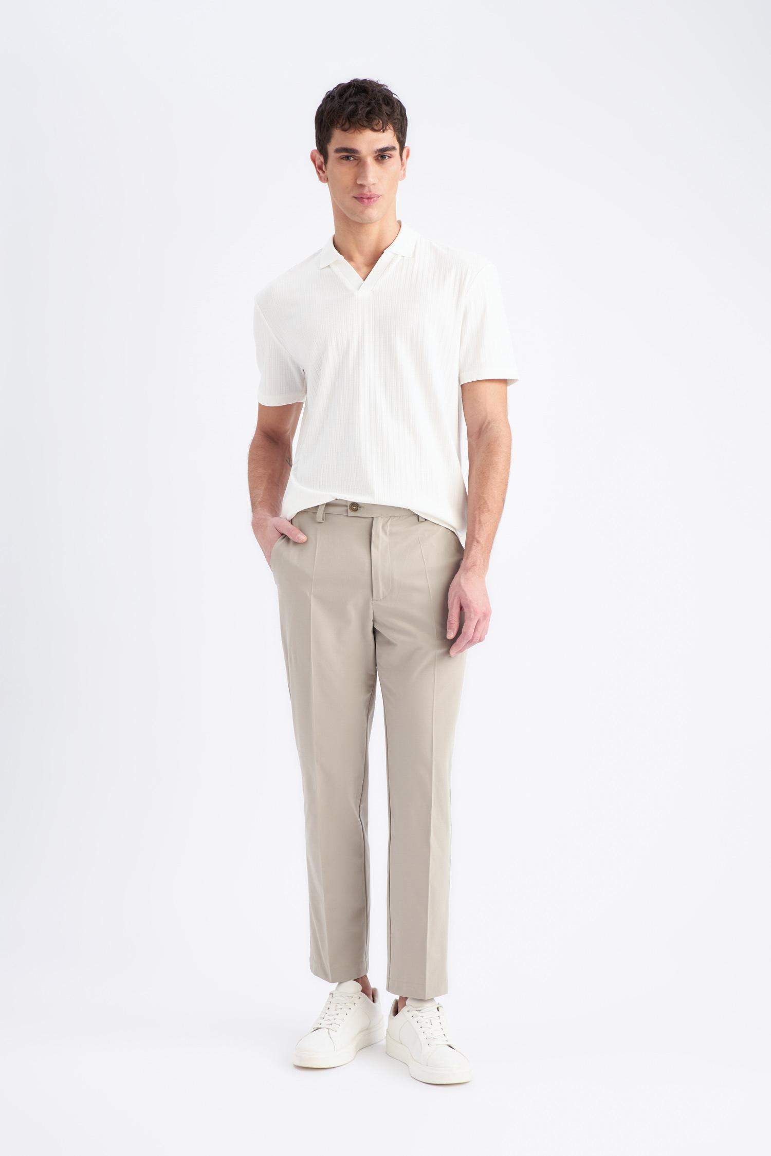 Düz Paça Cepli Jogger Pantolon