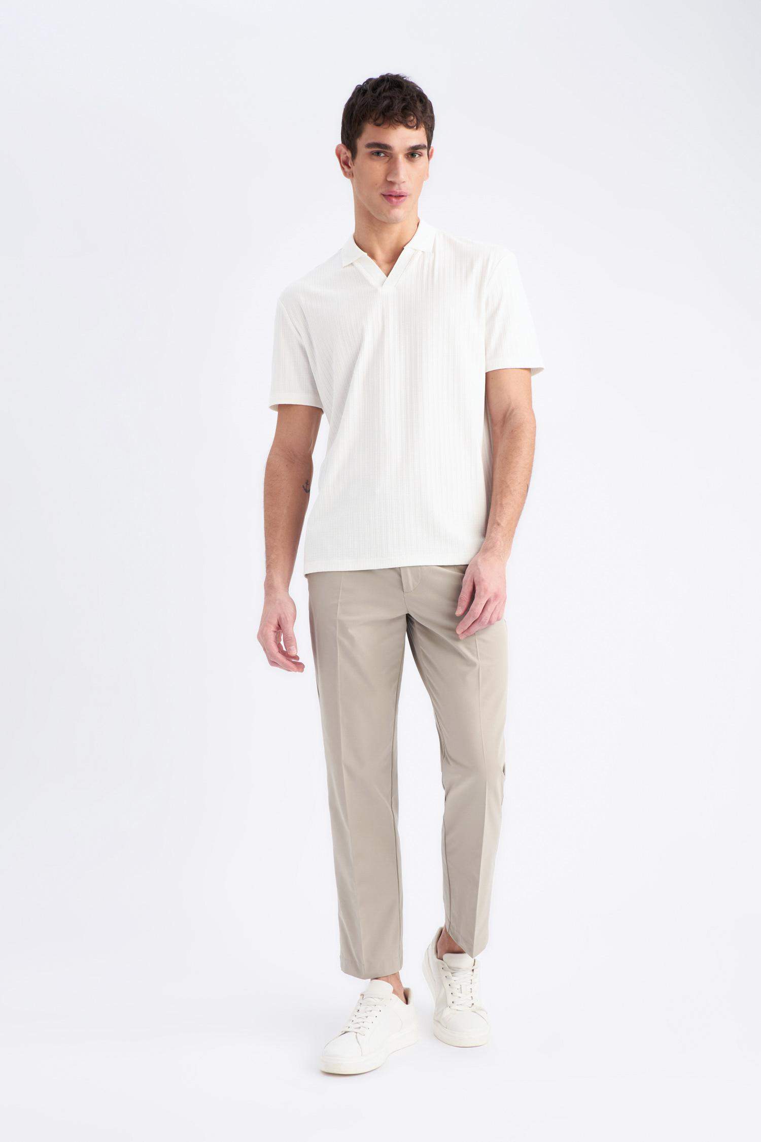 Düz Paça Cepli Jogger Pantolon