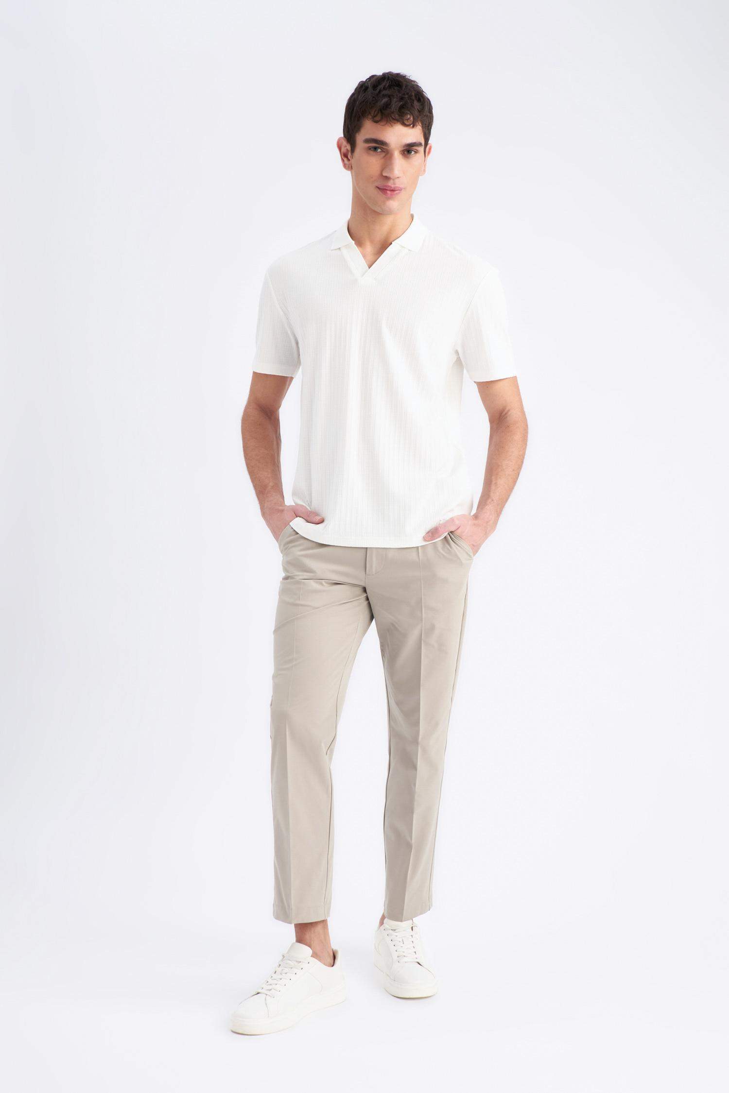 Düz Paça Cepli Jogger Pantolon