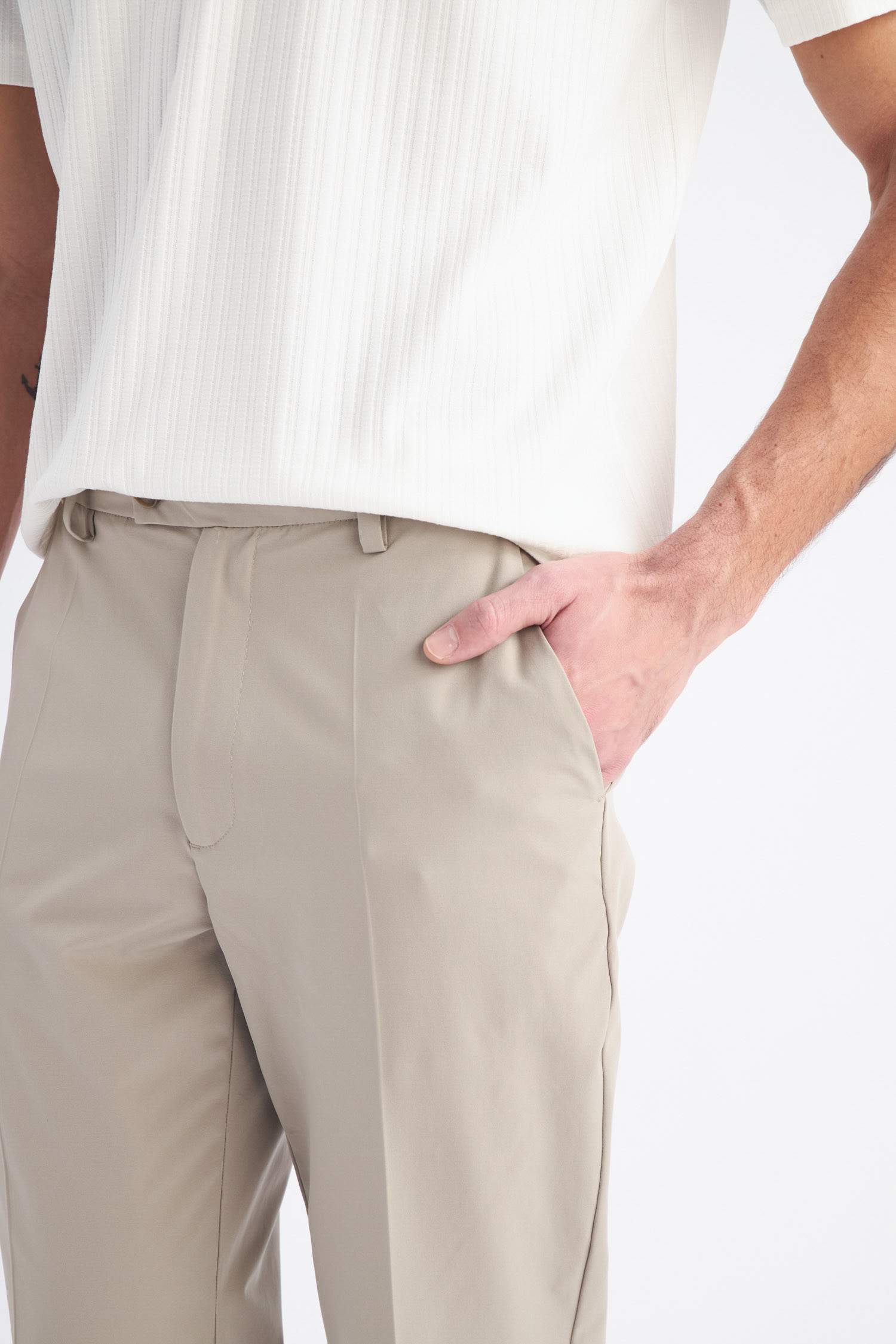 Düz Paça Cepli Jogger Pantolon