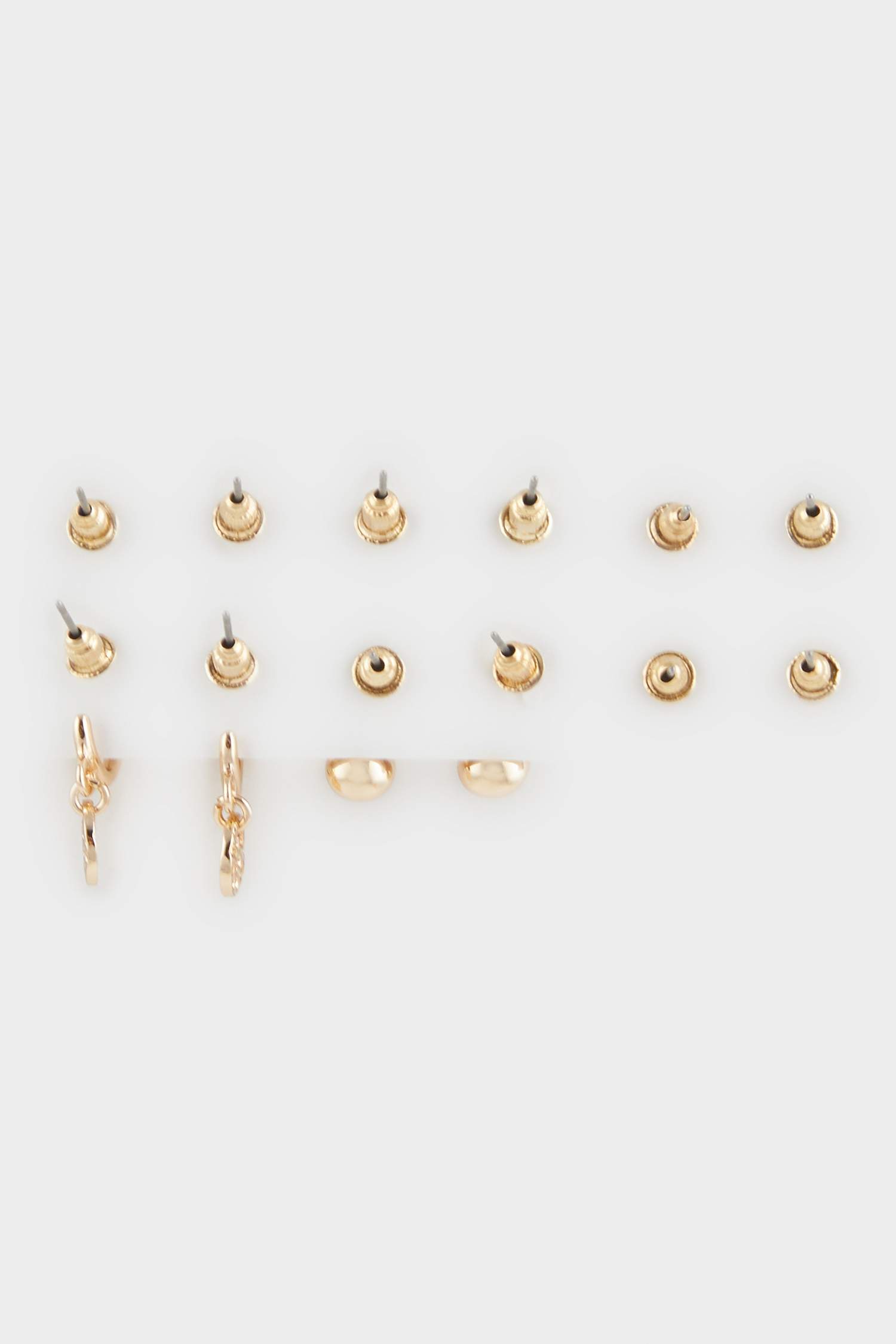 Lot de 6 paires de Boucles d’oreilles argentées pour femme