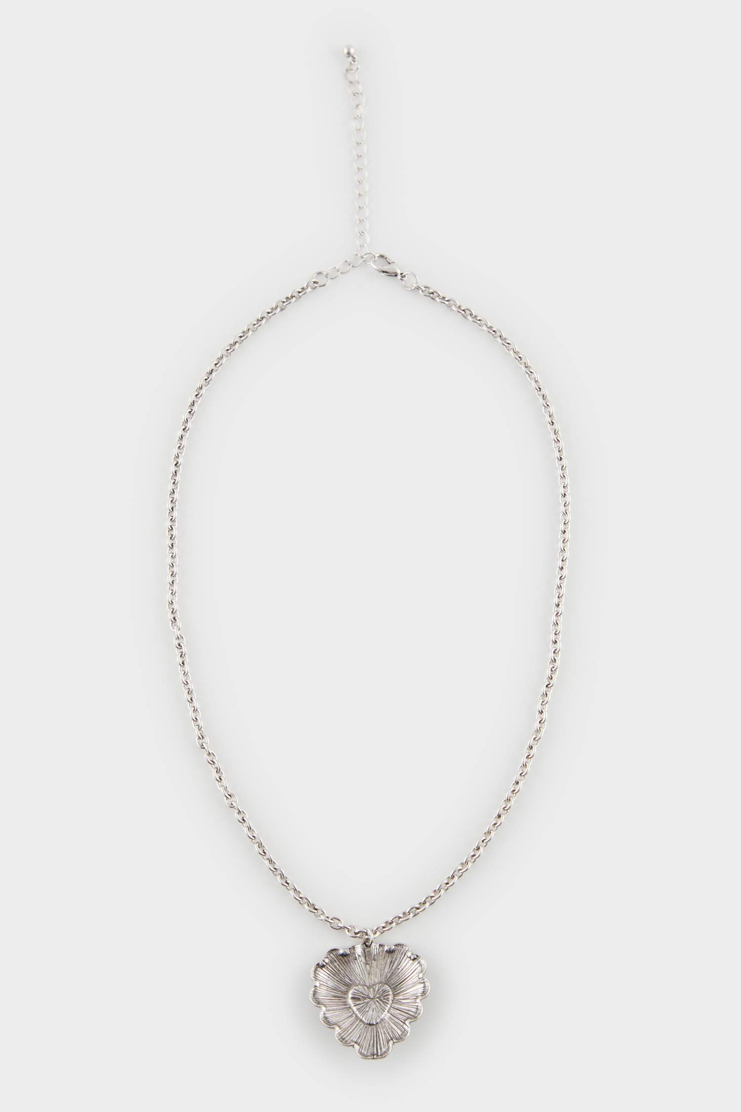 Woman Blue Stone Silver Necklace