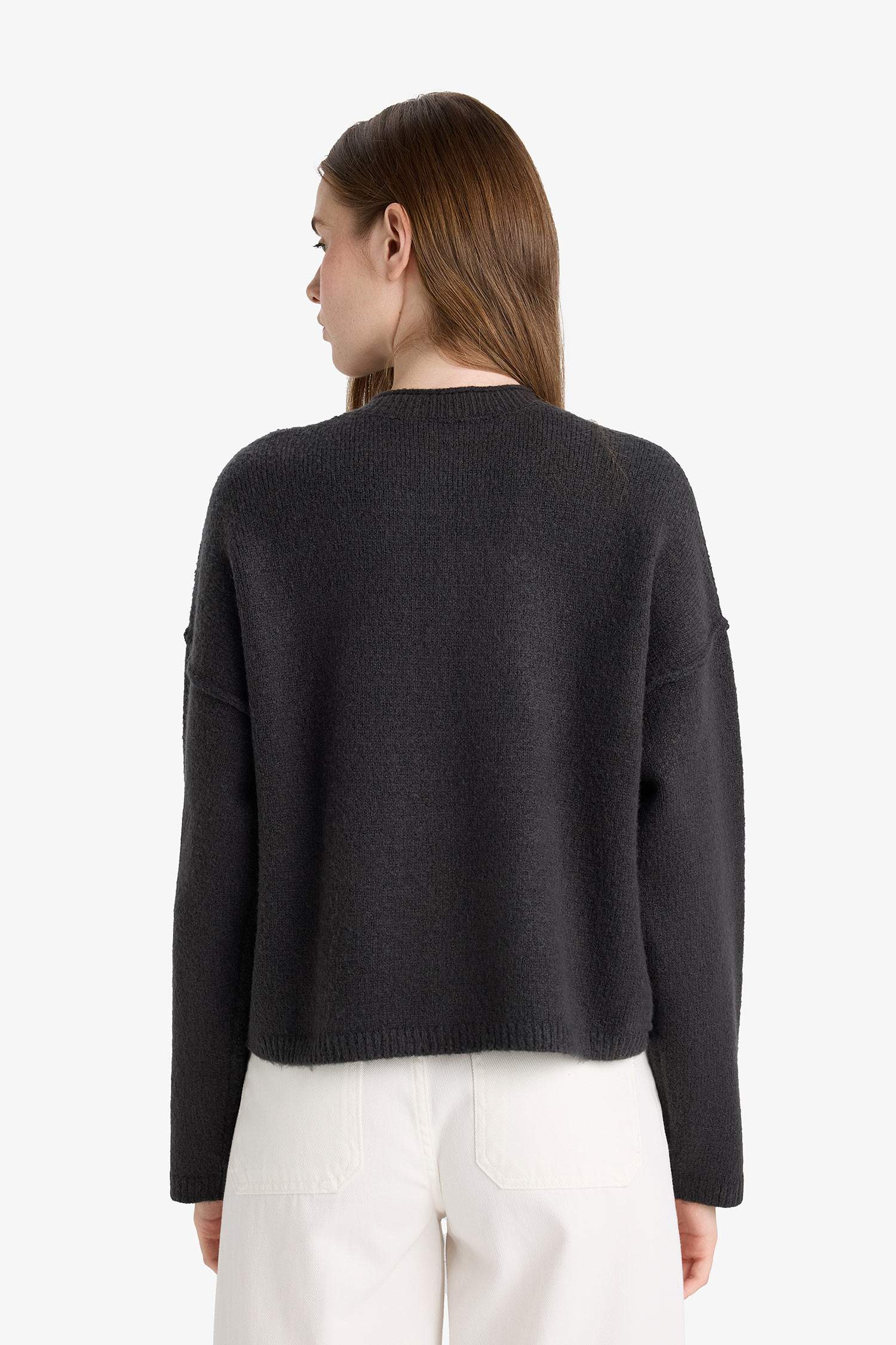 Кардиган Regular Fit с круглым вырезом