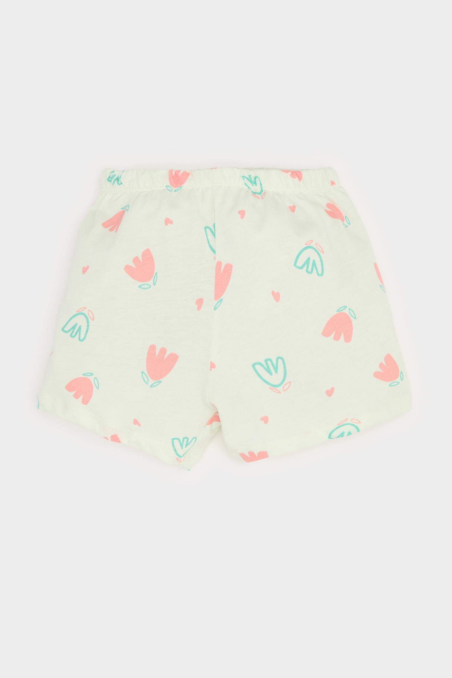 بيجامة فلورال ممشط من قطعتين