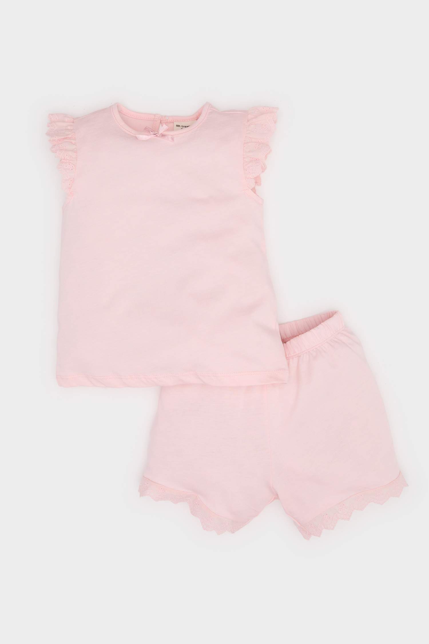 Ensemble Pyjama en coton T-shirt et Short pour bébé fille