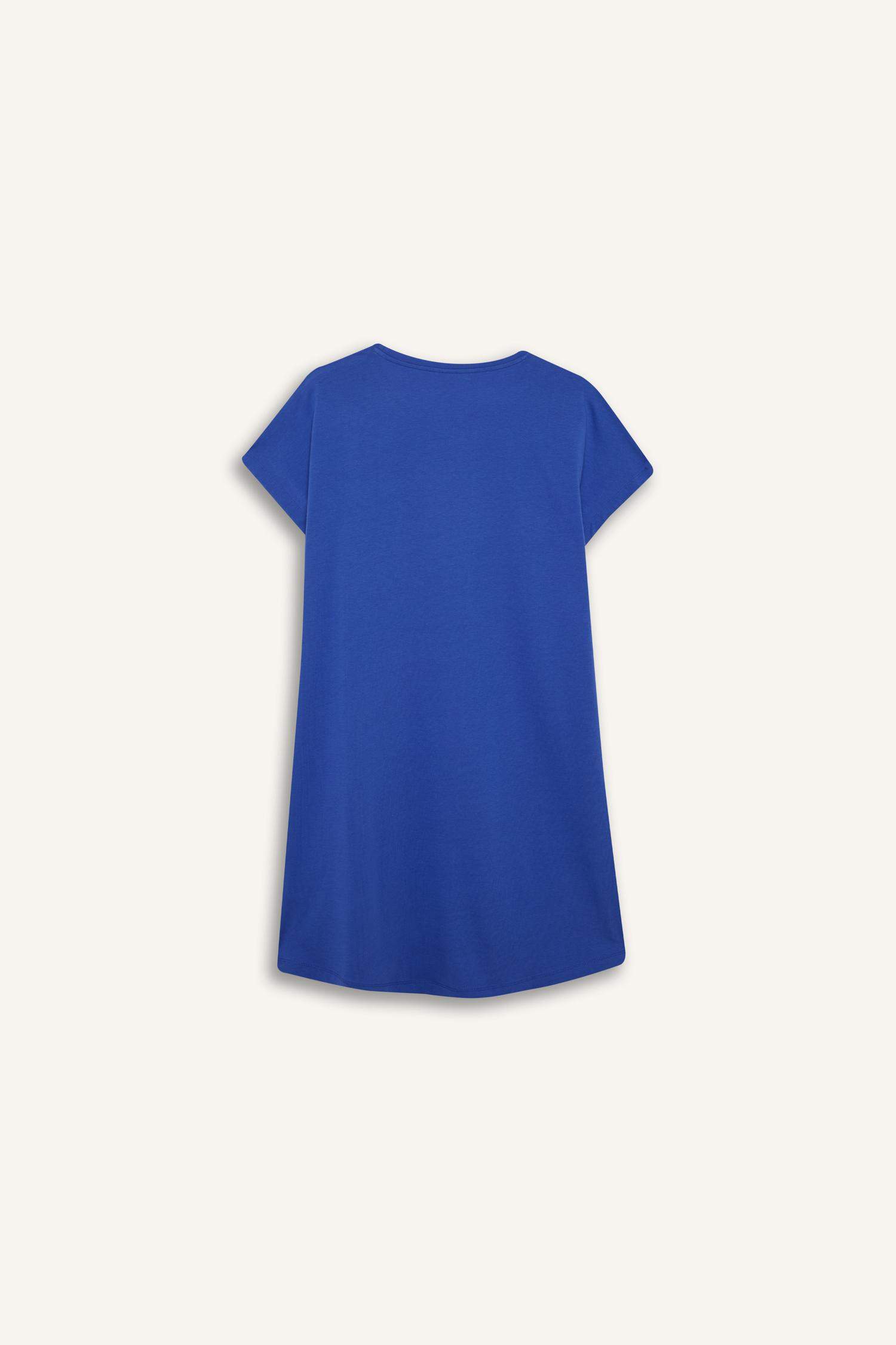 Regular Fit Crew Neck Knitted Dress