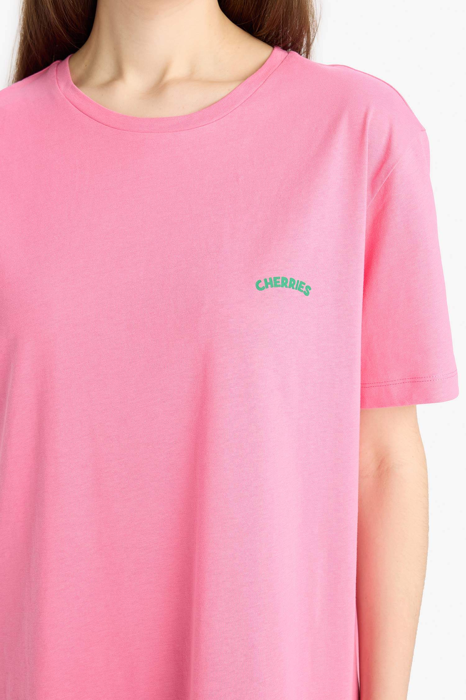 Regular Fit Crew Neck Knitted Dress