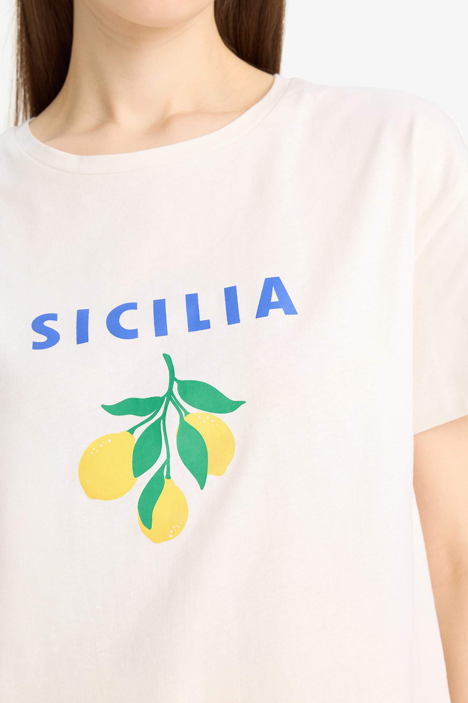 Fall in Love қалыпты пішім дөңгелек жаға 2 Трикотаж жиынтығы