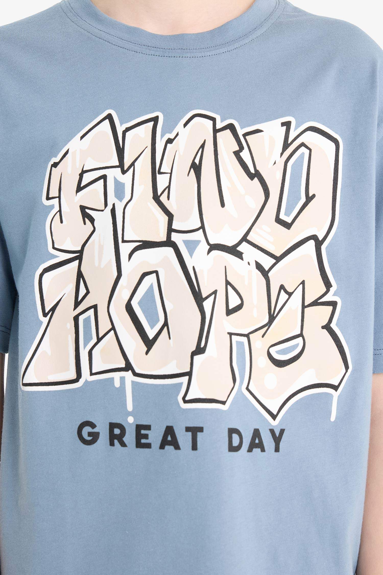 Ensemble T-shirt imprimé et Short pour garçon