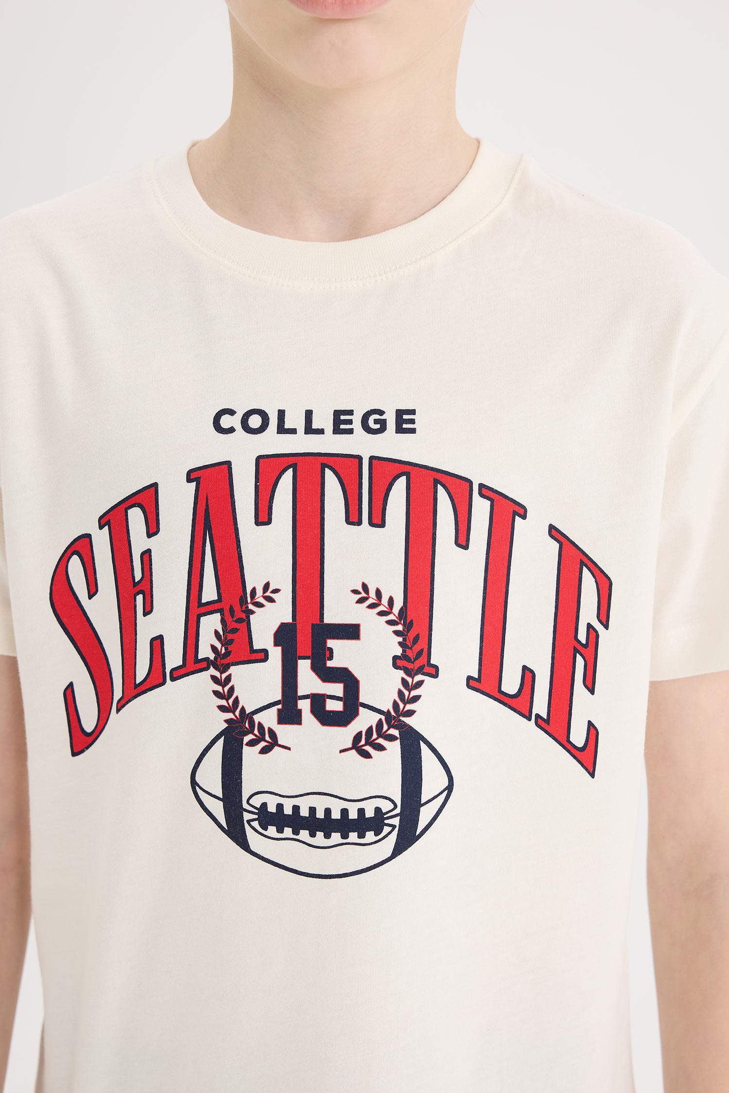 Ensemble de t-shirt imprimé et short à taille élastique pour garçon