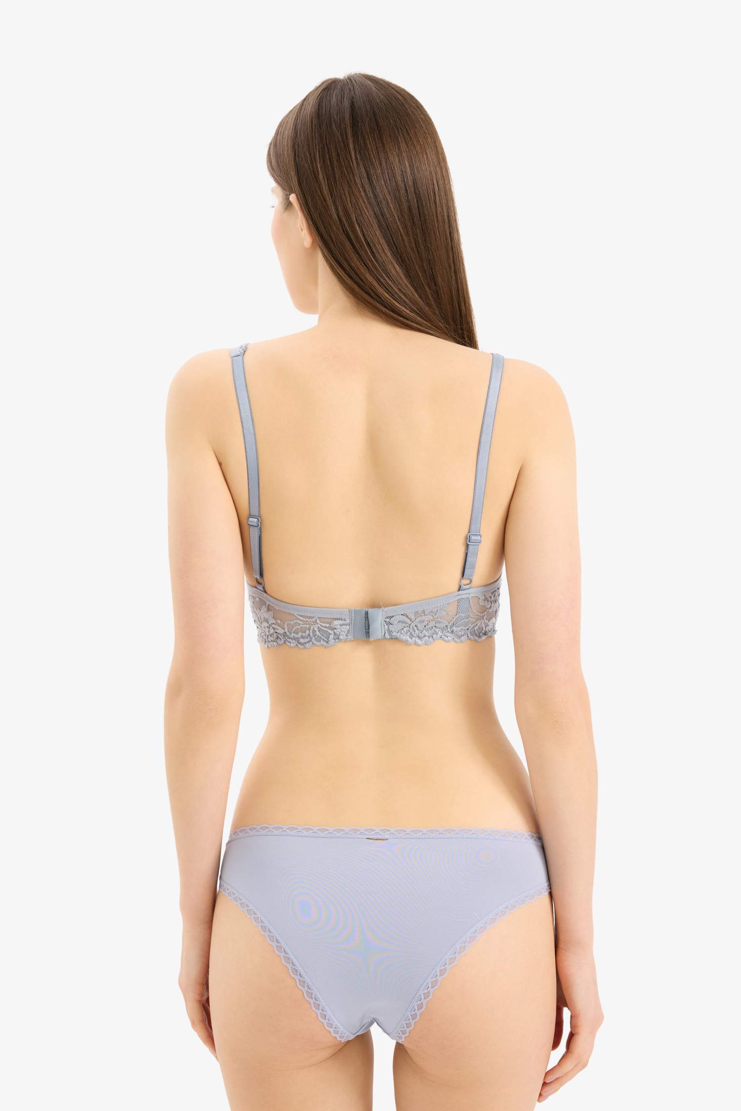 Lace Detailed Micro 3 Piece Slip Panties