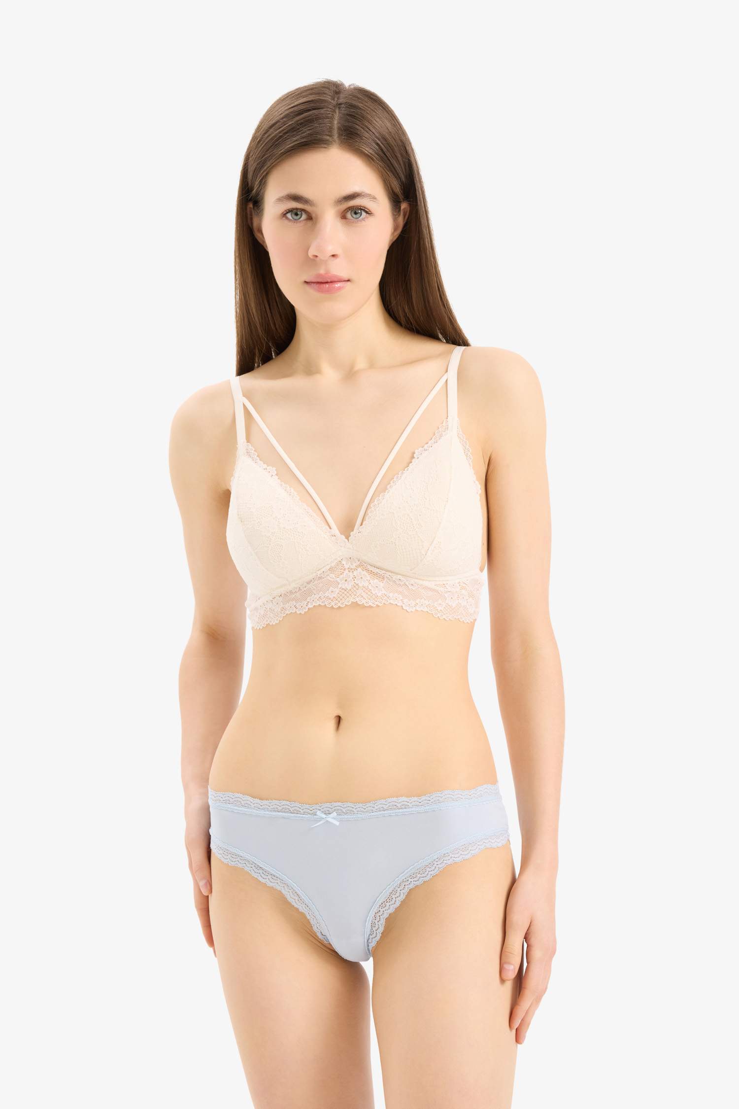 Dantel Detaylı Micro 3'lü Brazilian Külot