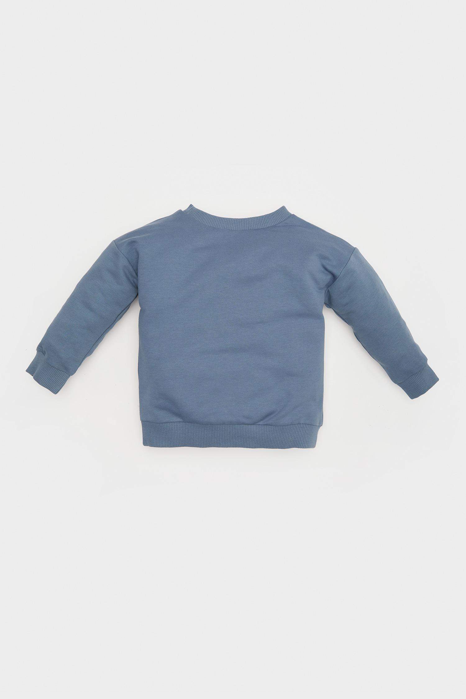 Erkek Bebek Disney Mickey & Minnie Bisiklet Yaka Sweatshirt