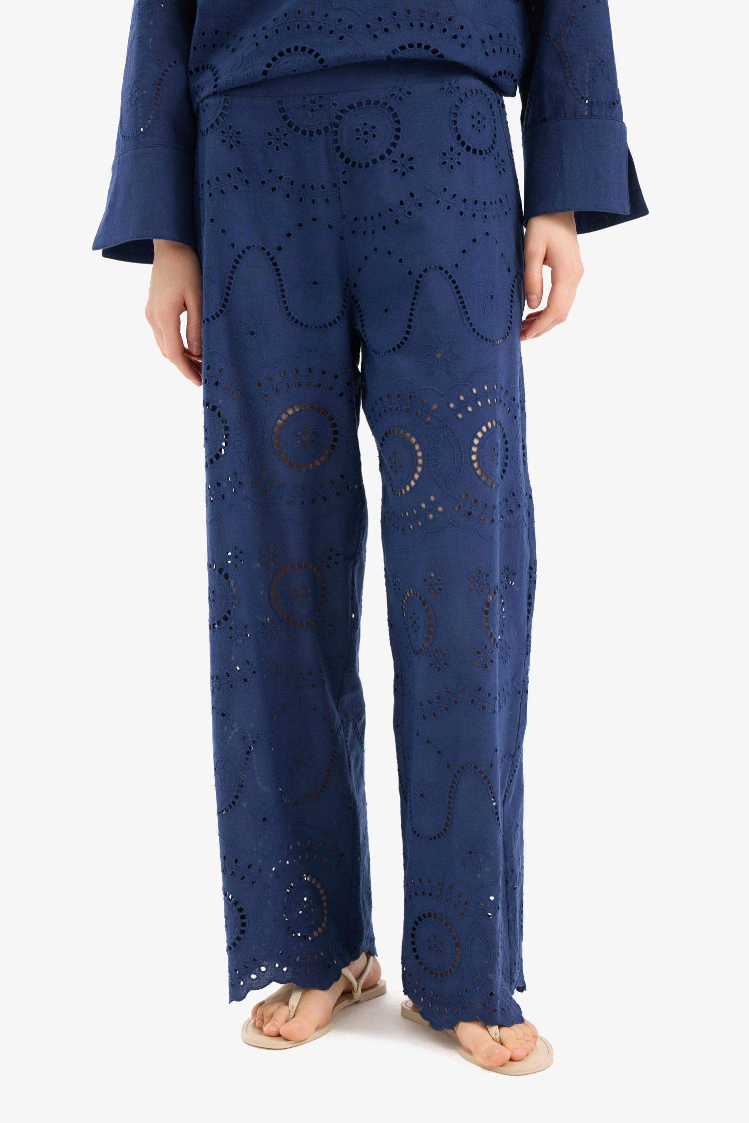 Regular Fit Brode Plaj Pantolonu-Fall in Love