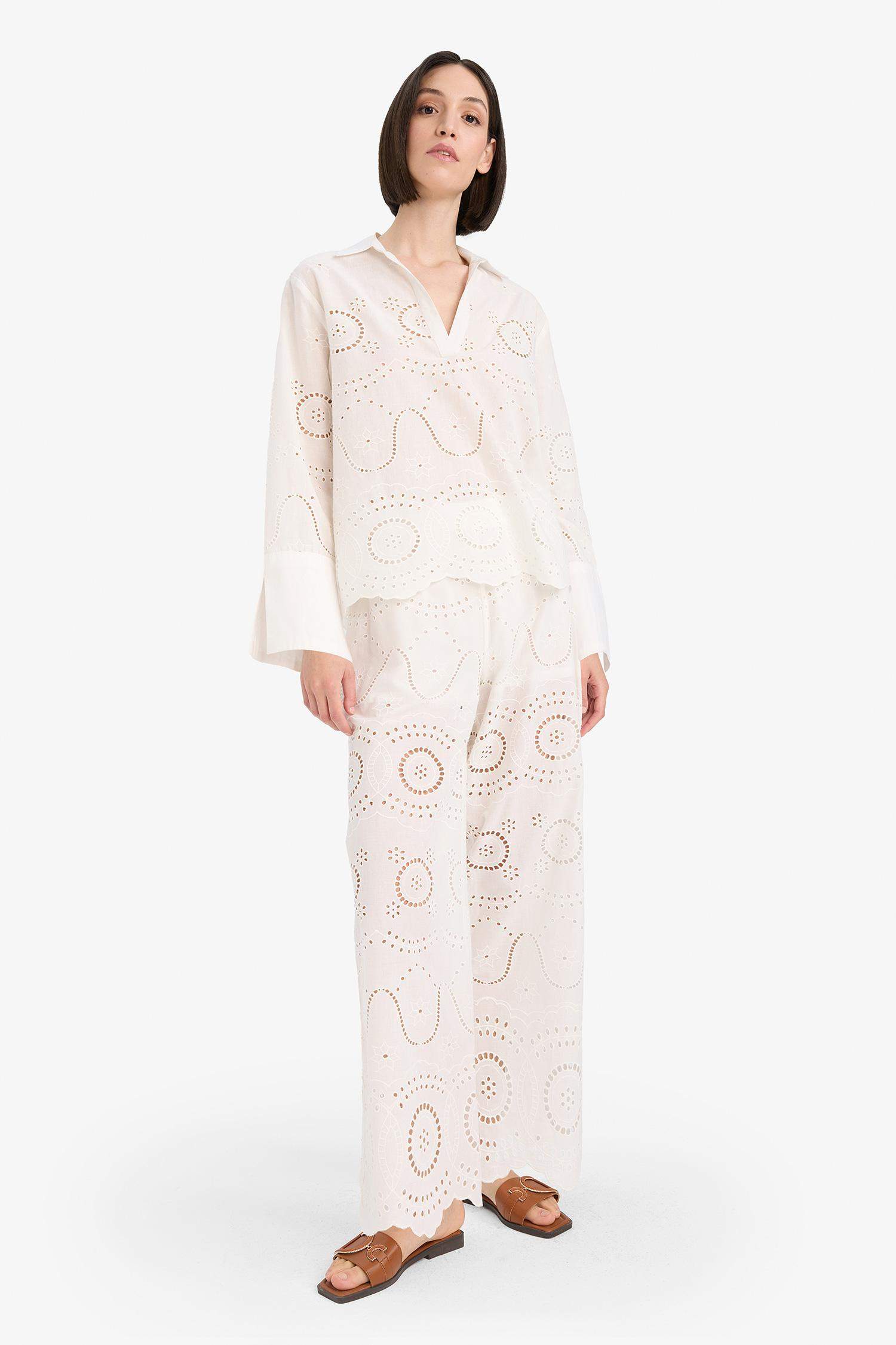 Regular Fit Brode Plaj Pantolonu-Fall in Love