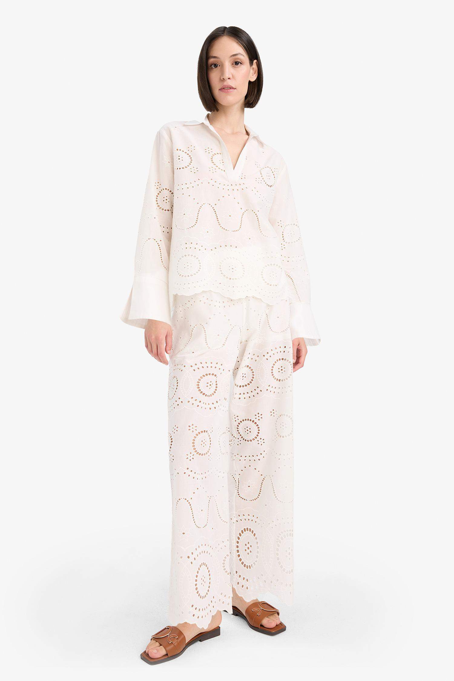 Regular Fit Brode Plaj Pantolonu-Fall in Love