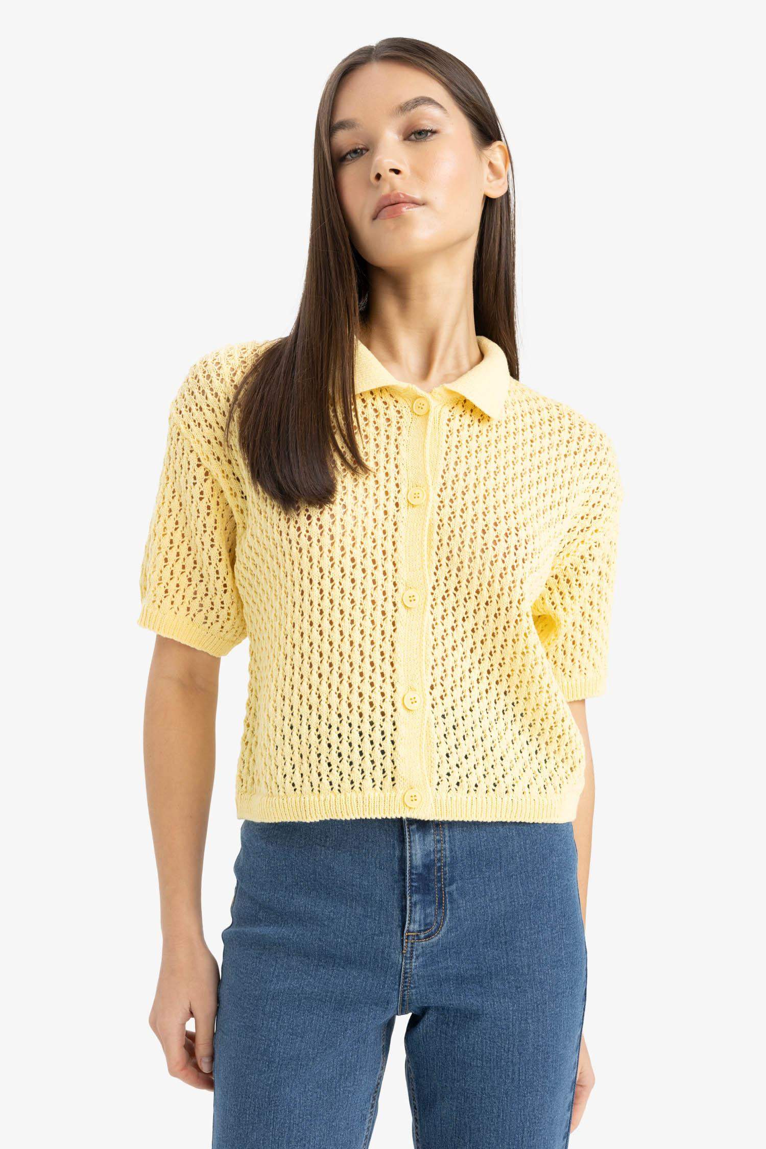 جاكيت تريكو سليم فيت بياخة بولو